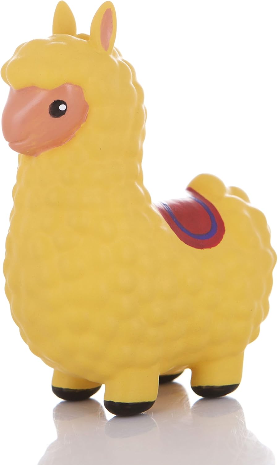 Calma Llama Fun Stress Relief Squeeze Toy | Multicoloured Silicone Fidget for Anxiety | Office Desk Accessory & Gift