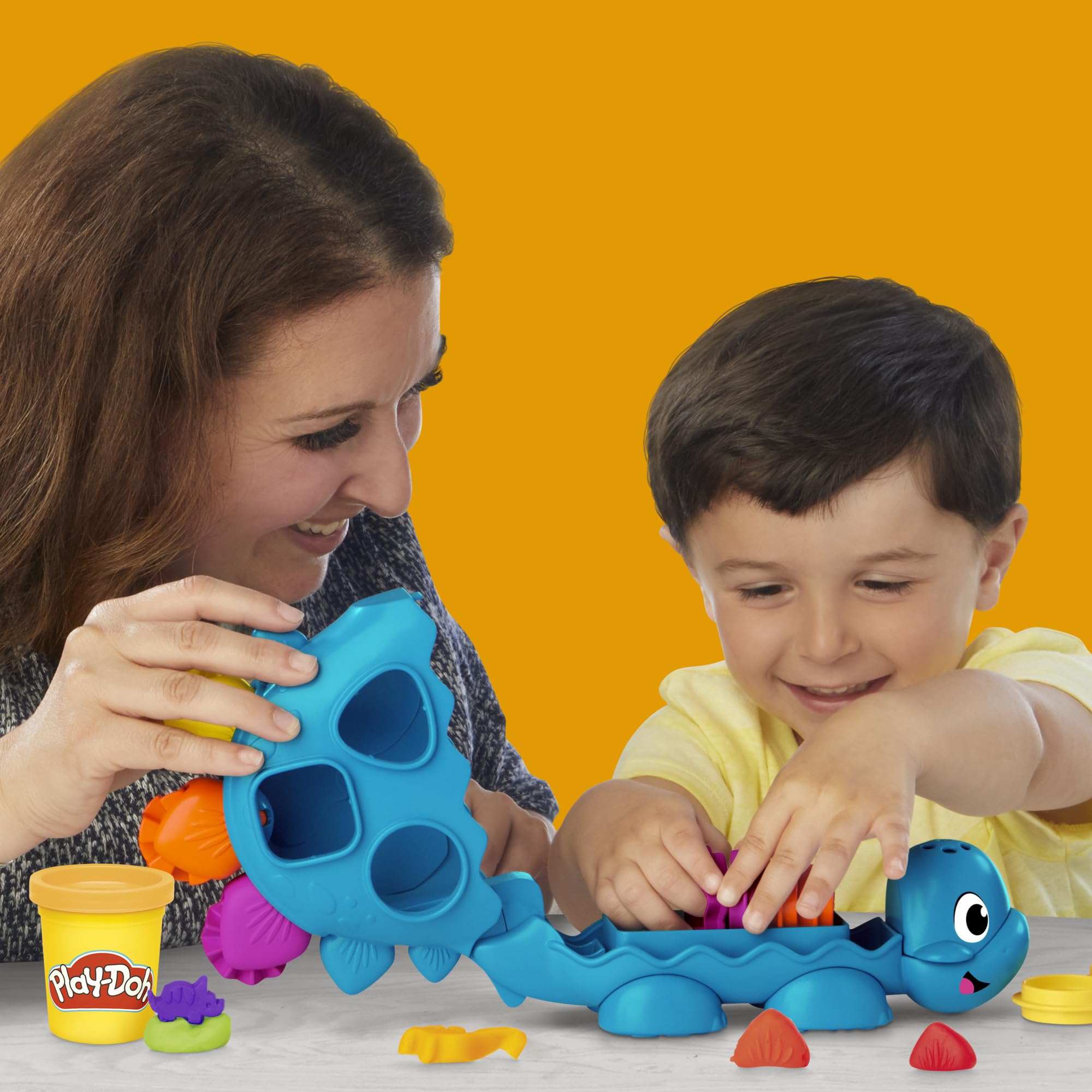 Play-Doh Shapes & Colours Dinosaur Toy - Preschool Creative Playset for Ages 3+ 12