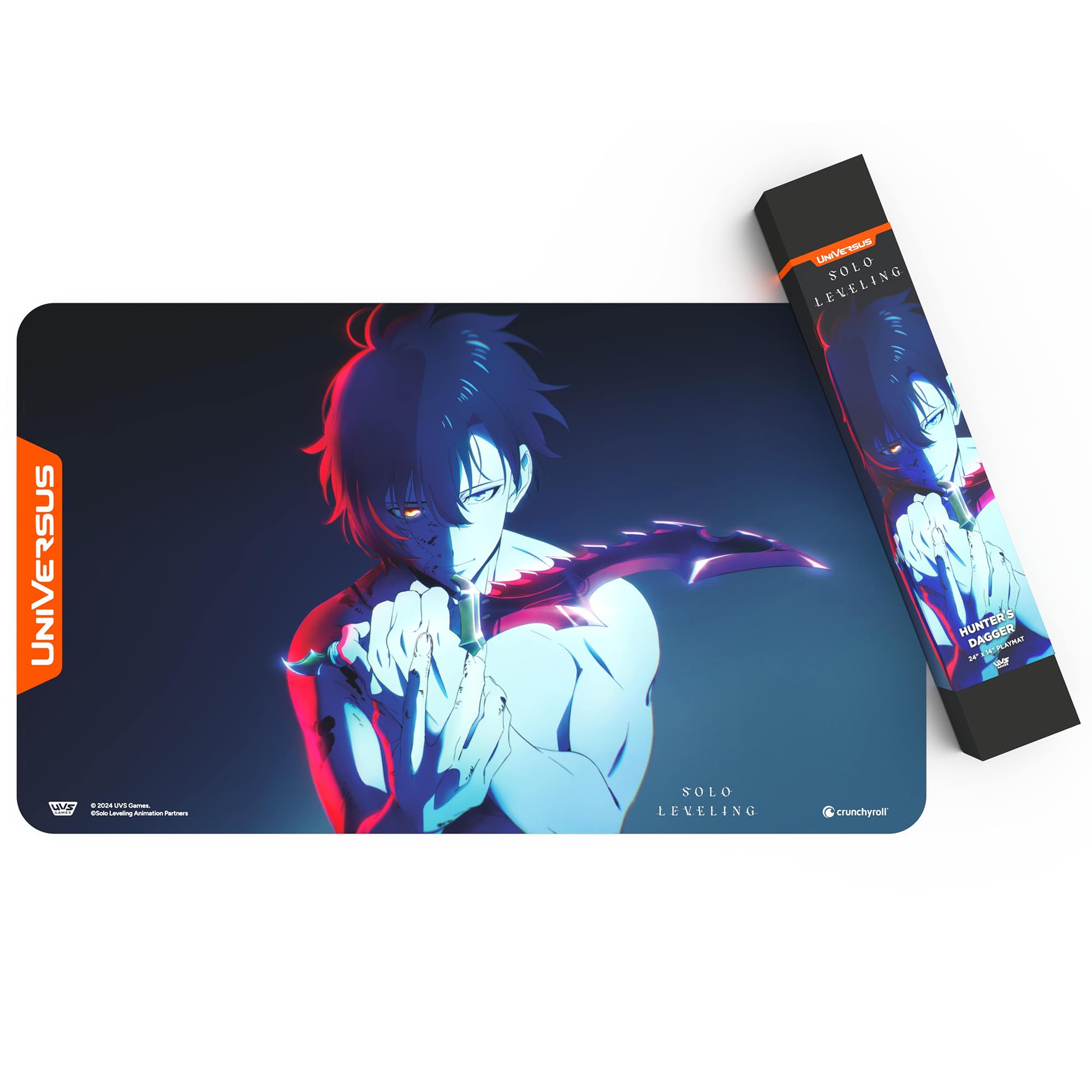 UniVersus Solo Leveling Hunter's Dagger Playmat - 24 x 14 Inches Neoprene Mat 5