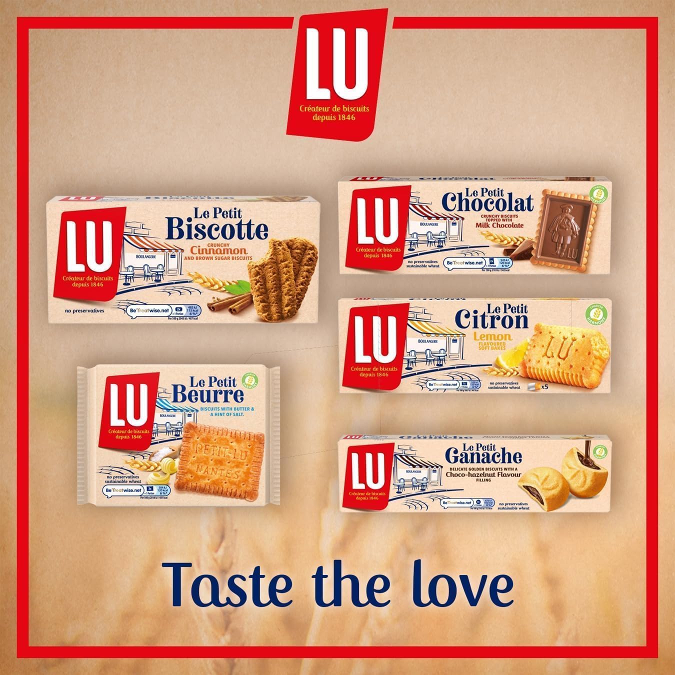 LU Le Petit Chocolat Milk Chocolate Coated Biscuits, Classic French Buttery 5