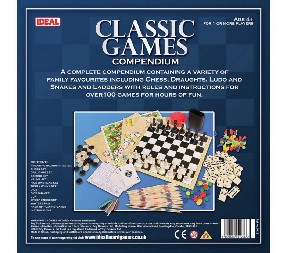 IDEAL Classic Games Compendium Board Game 7
