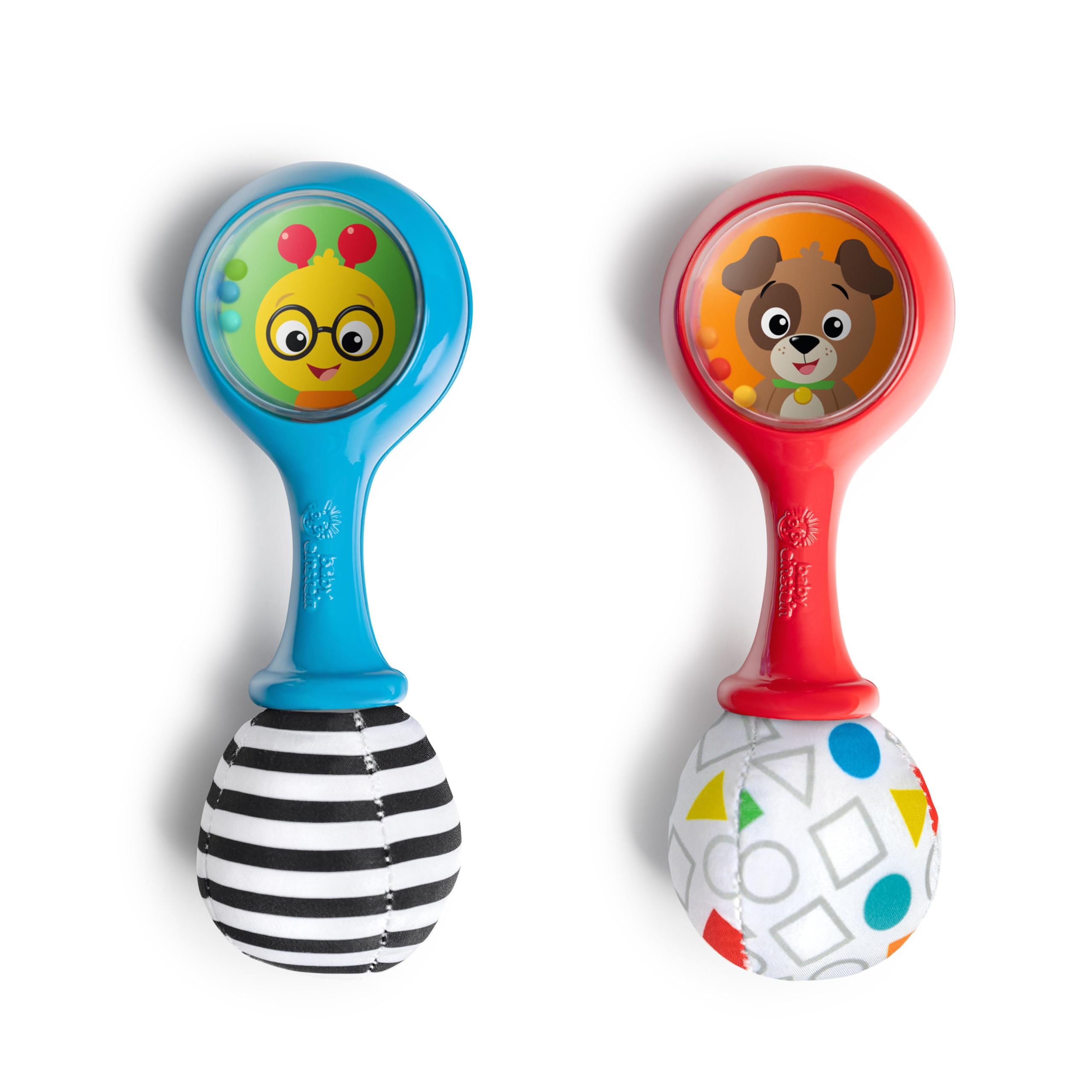 Baby Einstein Shake & Groove Toy Maracas - Musical Instrument Set for Ages 3+ Months