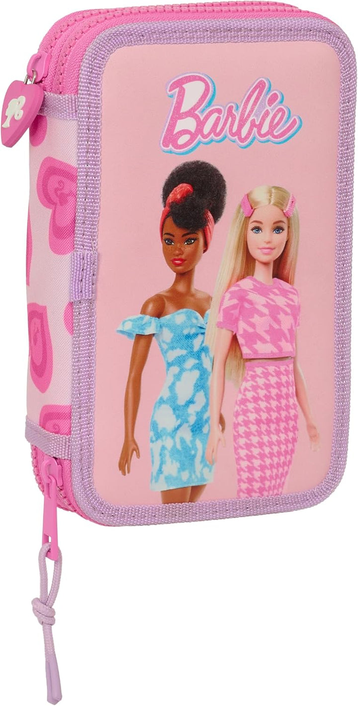 Safta Barbie Love Pencil Case with Colours (M854)