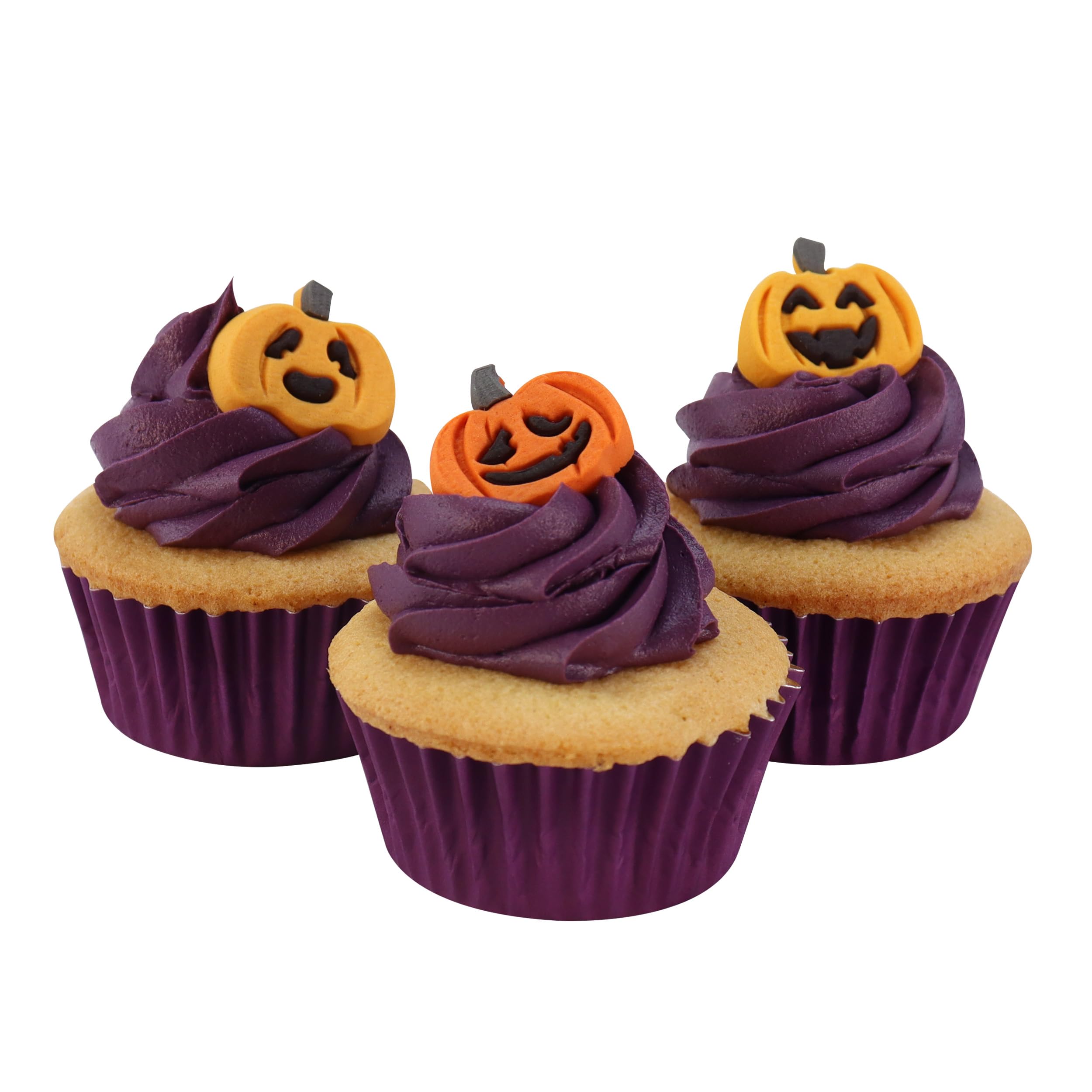 PME - Halloween Edible Sugar Decorations - Pumpkins (Set of 12)