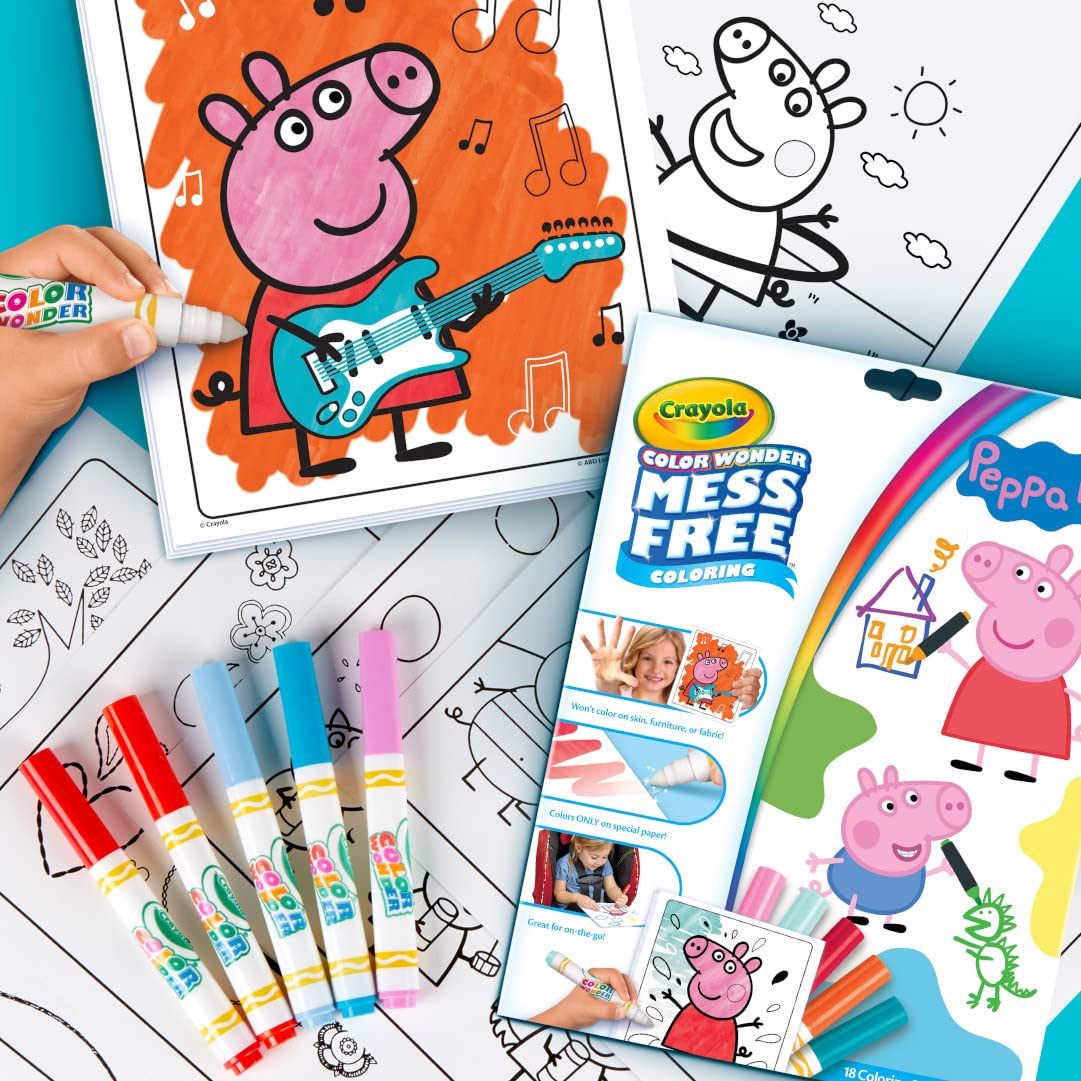 Crayola Peppa Pig Color Wonder Mess-Free Coloring Set 3