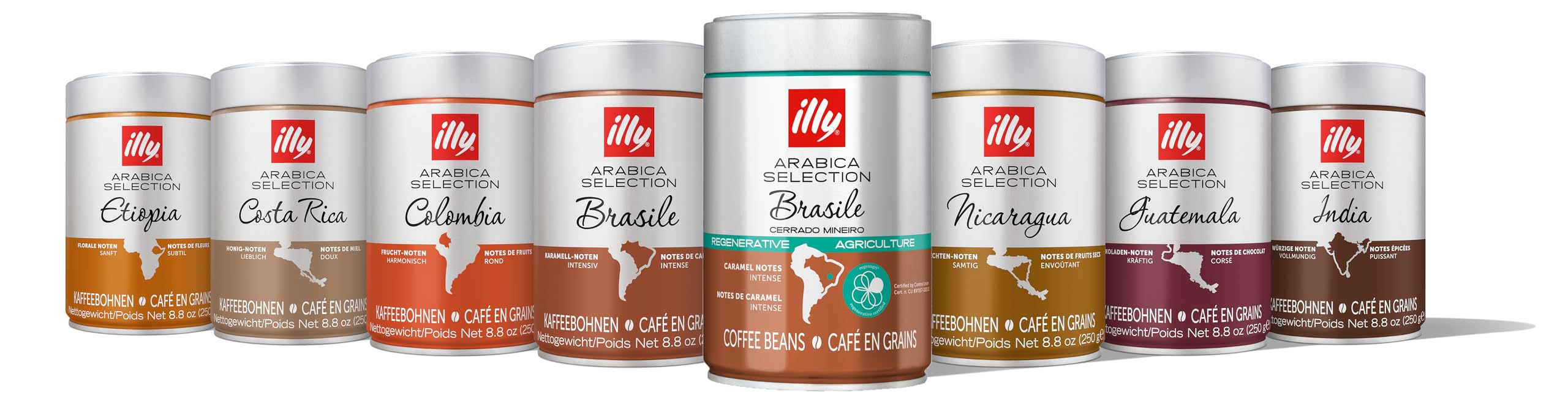 illy - Colombia Single Origin Medium Roast Coffee Beans - 100% Arabica - Ideal for Espresso, Moka Pot, Filter - 250g Tin 6