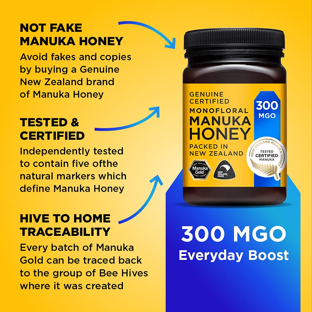 Manuka Gold 300 MGO Manuka Honey, 500 g 7