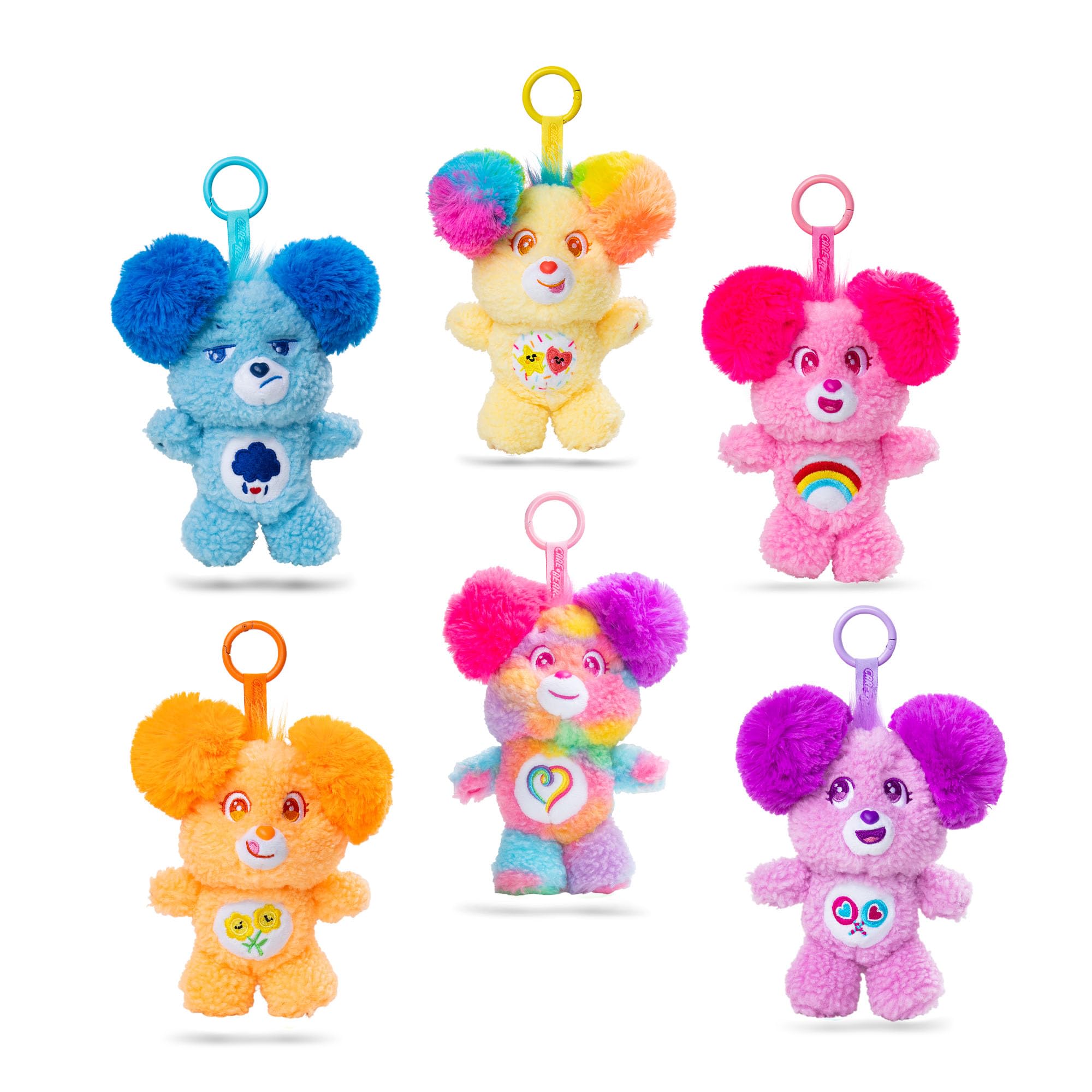 Basic Fun Care Bears Sugar Cuties 15cm Plush Clip-On Soft Toy | Surprise Collectible 7