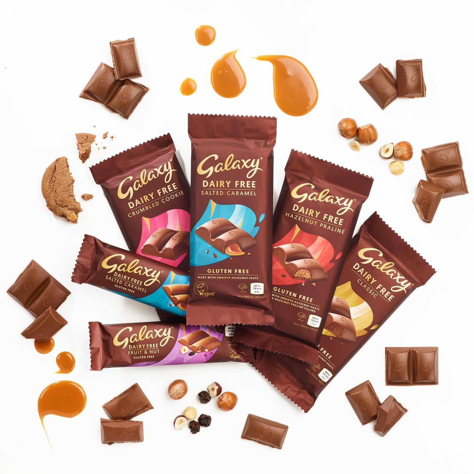 Galaxy Dairy Free Chocolate Bar – Vegan Chocolate with Hazelnut Paste 3