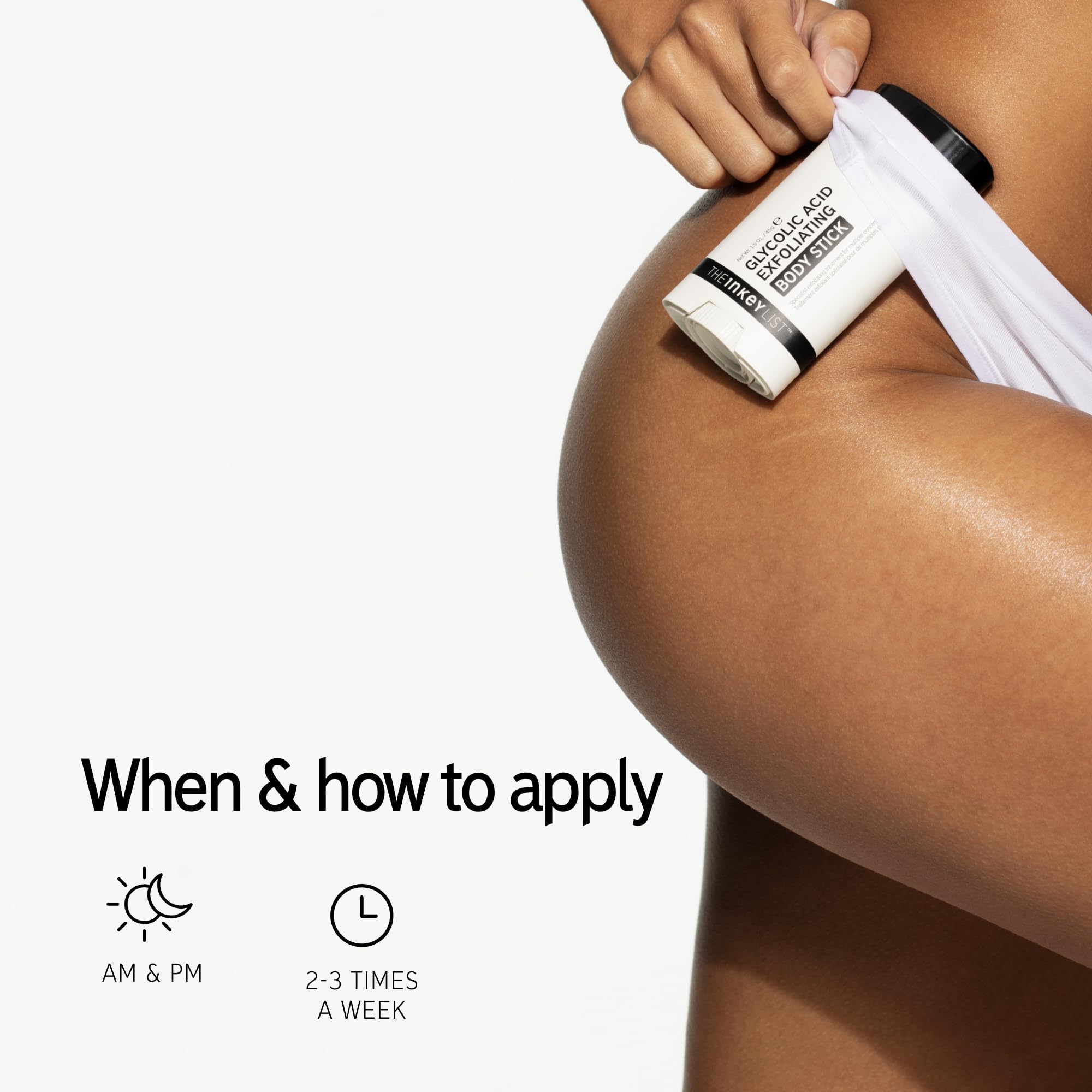 The INKEY List Glycolic Acid Exfoliating Body Stick (45g) 6