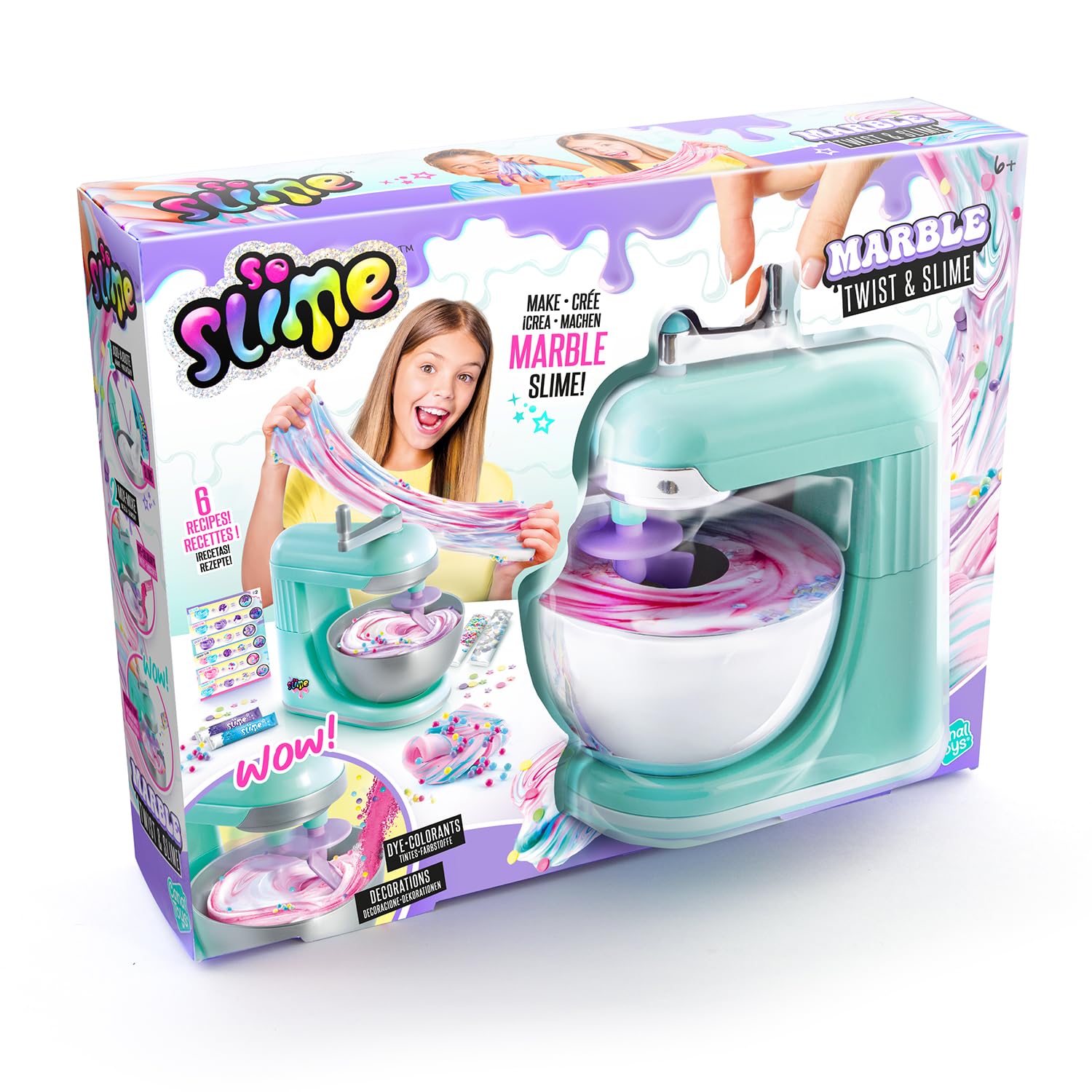 So Slime Twist and Slime Mixer - Real Spinning Mixer & Bowl for Kids 6+