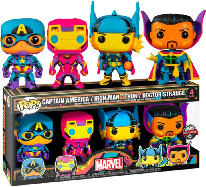 Funko Pop! Marvel Series - Captain America / Iron Man / Thor / Doctor Strange Vinyl Figure 4-Pack (58862)