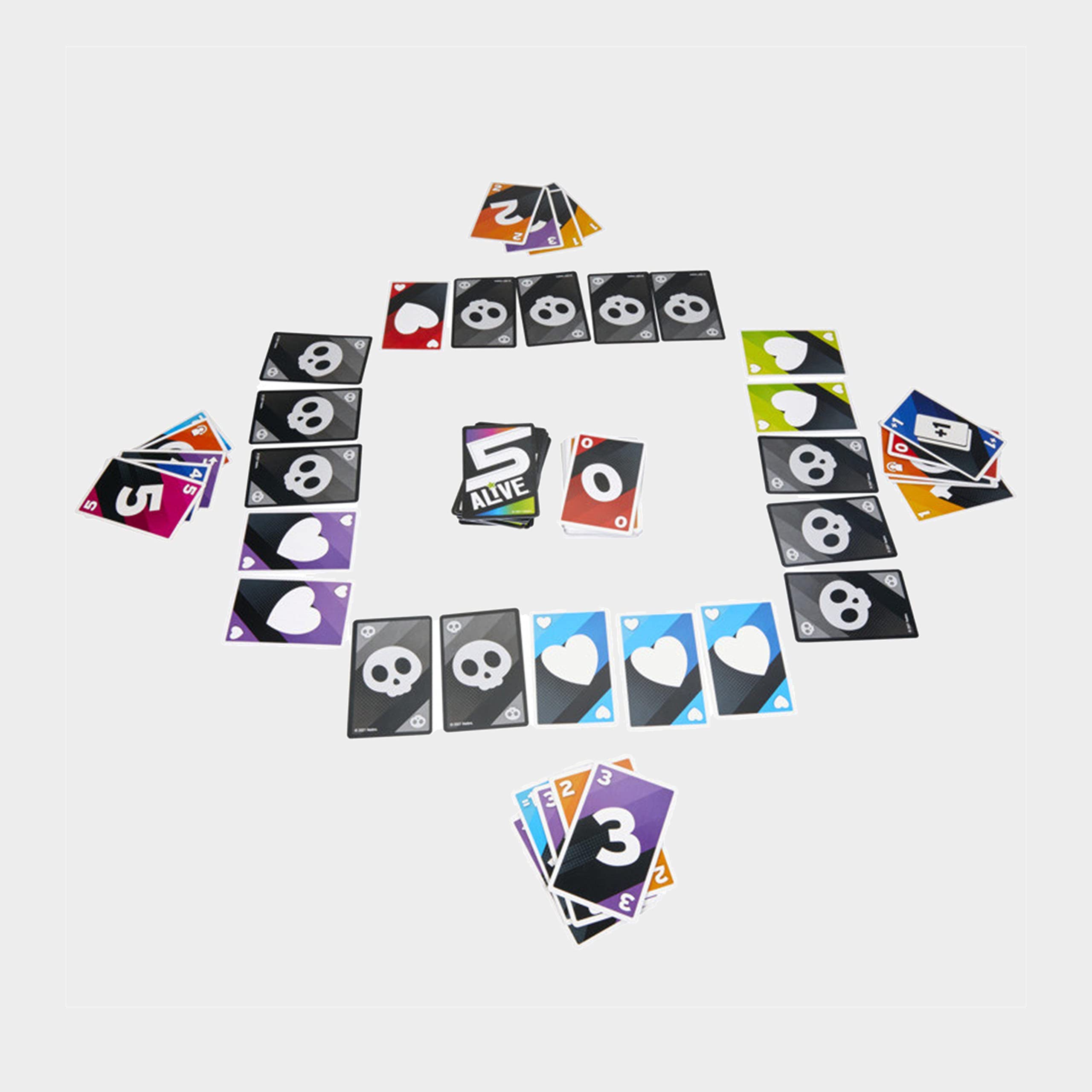 Hasbro Gaming 5 Alive Card Game for Kids & Families - Fast-Paced Fun for 2 to 6 Players