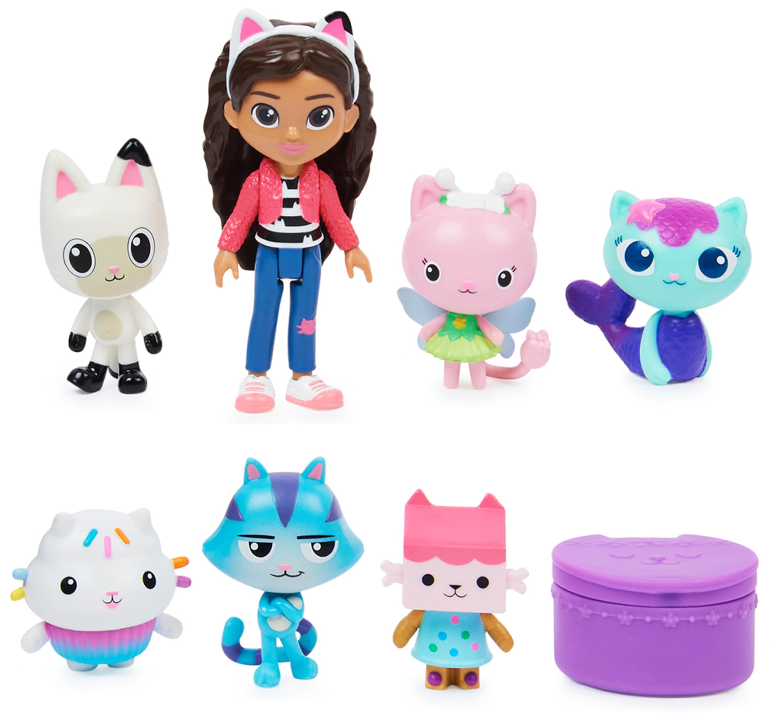 Gabby's Dollhouse Deluxe Figure Gift Set - 7 Toy Figures with Surprise Accessory, Ages 3+ 5