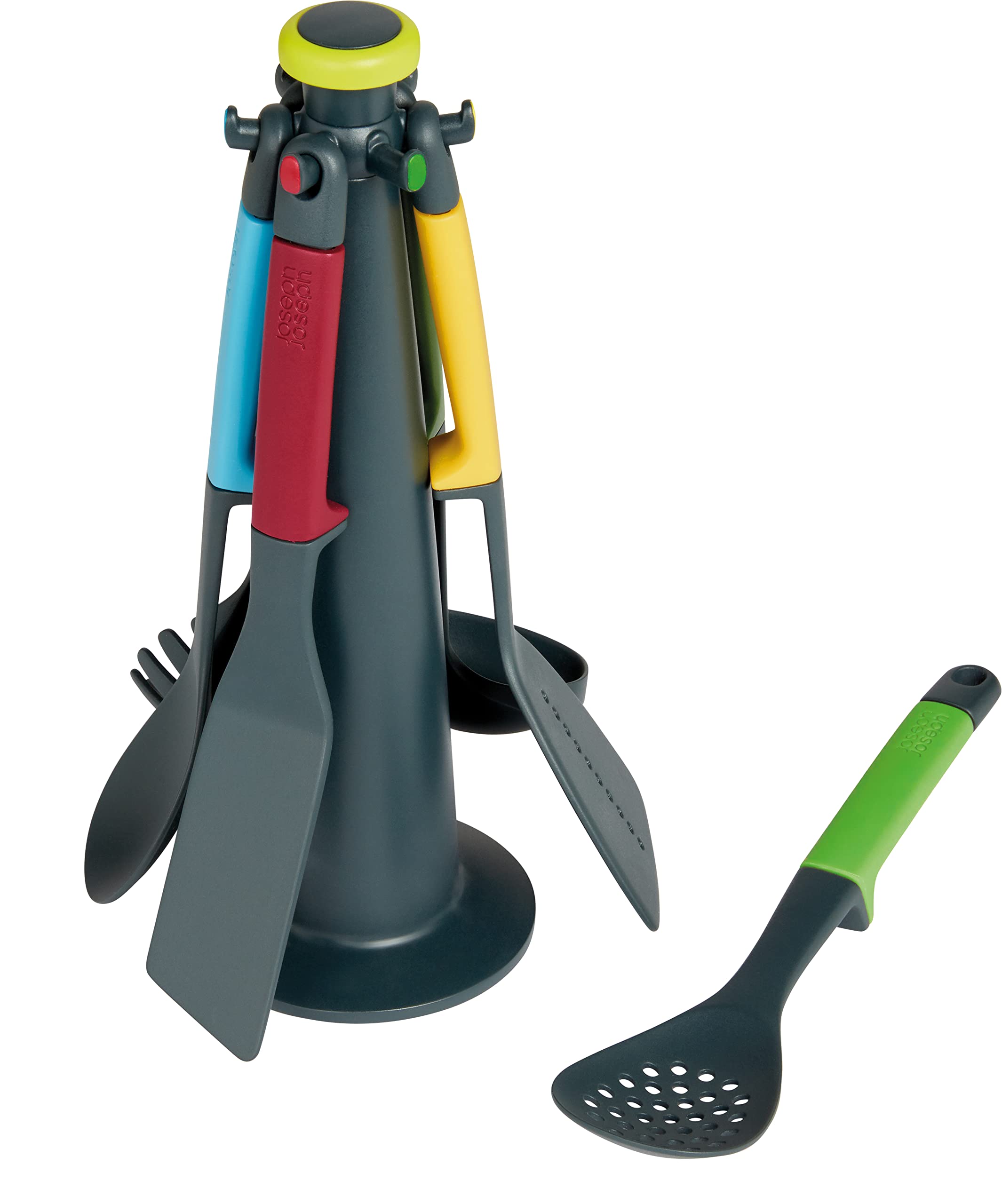Casdon Joseph Joseph Elevate Kitchen Utensil Set - 6-Piece Carousel | Ages 3+ | Multicolored Plastic 4