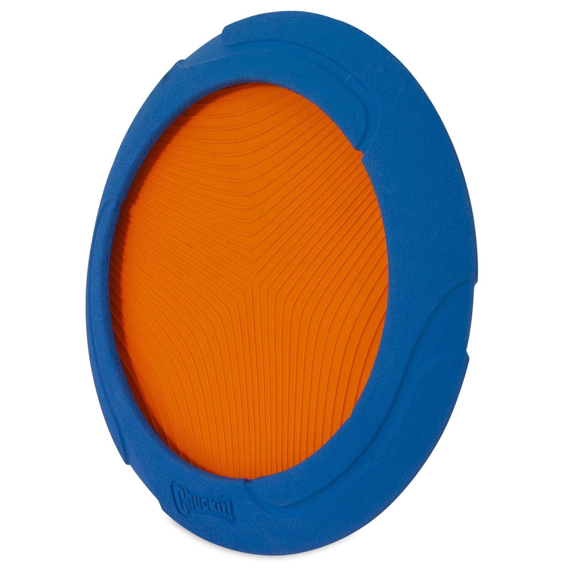 Chuckit! Ultra Flight Frisbee - Extended Distance & Floatability | Natural Rubber | Blue 6