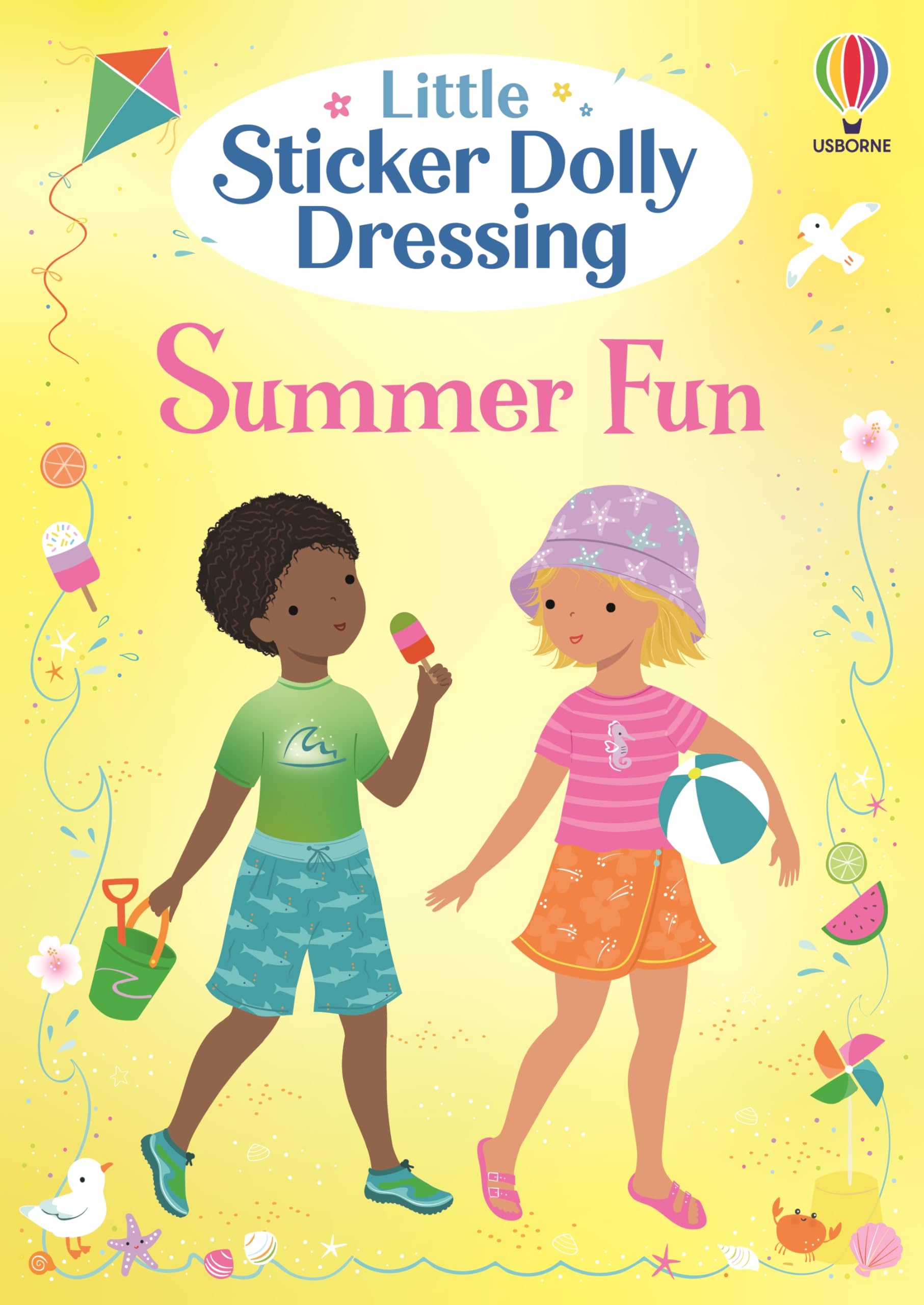 Usborne Little Sticker Dolly Dressing Summer Fun Activity Book | Ages 4-6 | Paperback 1
