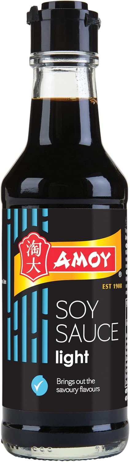 Amoy Light Soy Sauce 150ml - Brewed Soy Sauce for Cooking, Marinating & Dipping