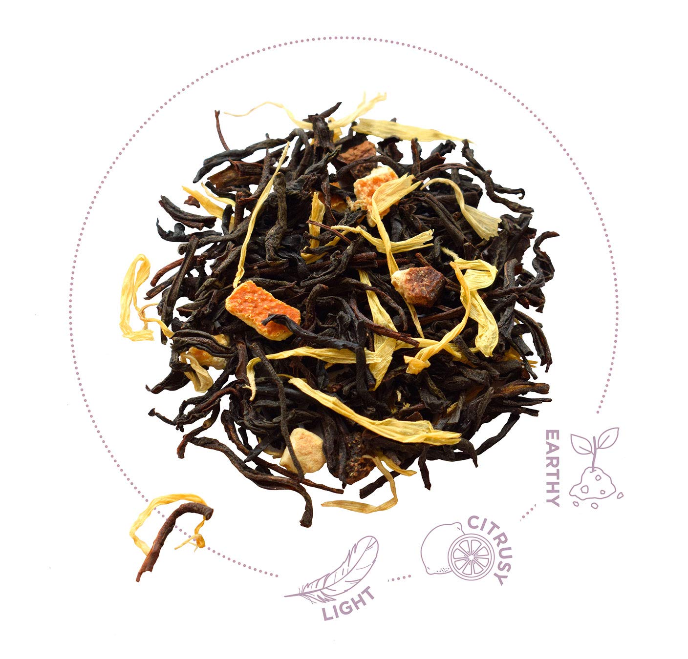 Brew Tea Co Earl Grey Loose Leaf Tea - 40 Tea Bags | Ceylon Black Tea, Bergamot Oil | Everyday Use