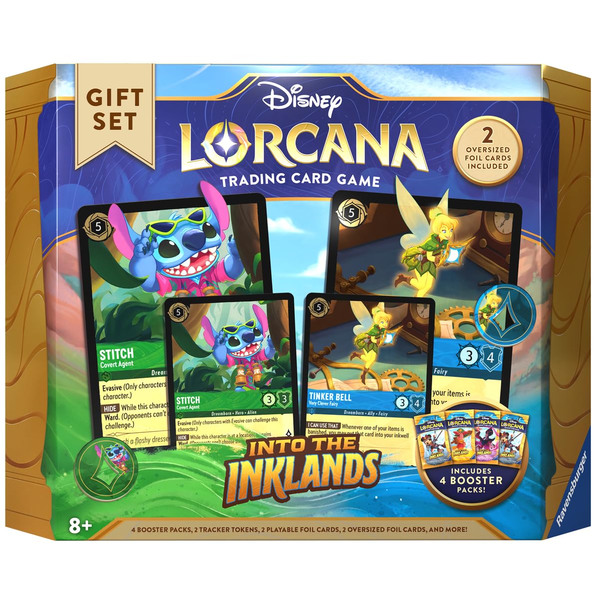 Ravensburger Disney Lorcana Trading Card Game for Adults and Kids 8 Years Up - Gift Pack-Set 3: Into The Inklands - Collectable TCG 3
