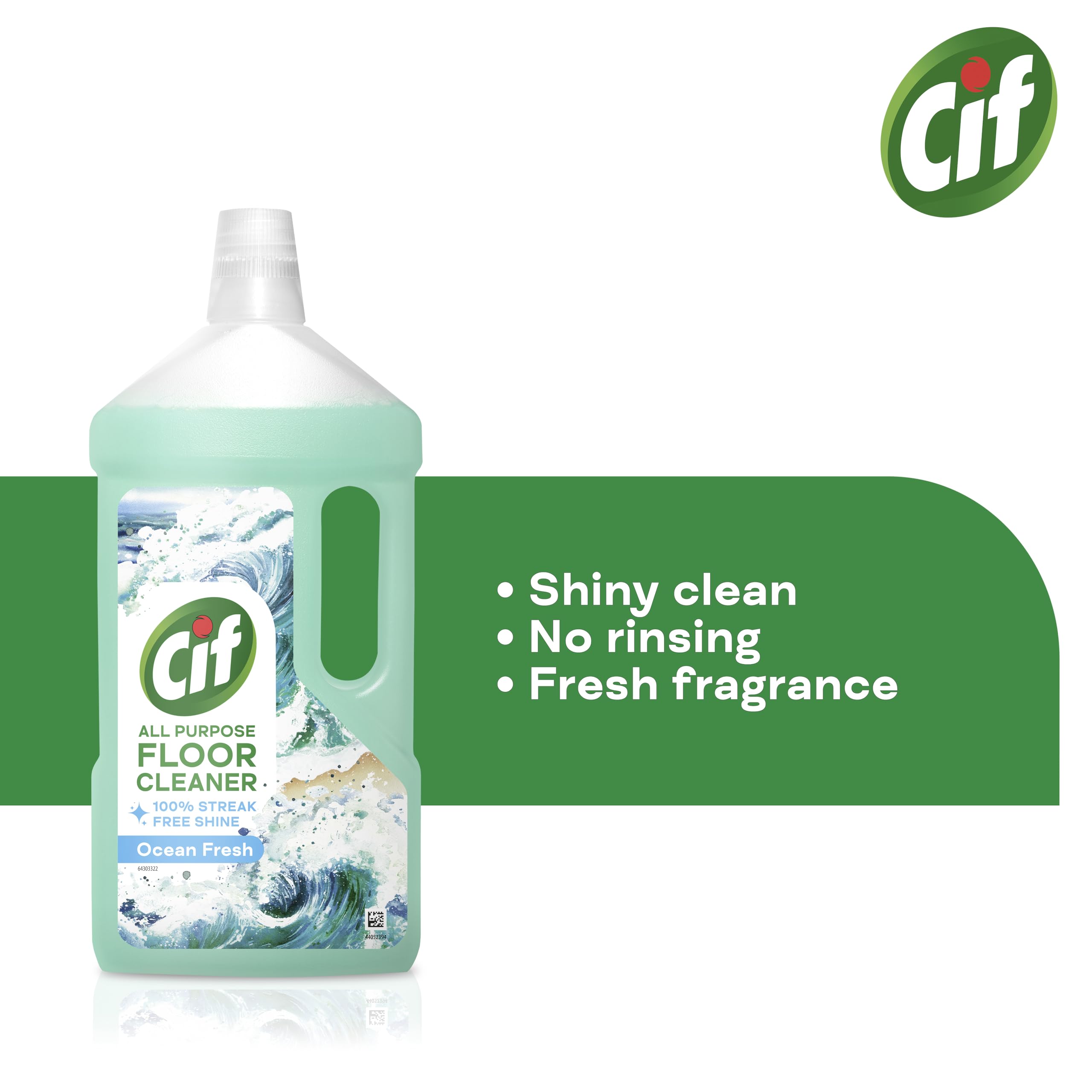 Cif Ocean Floor Cleaner - All-Purpose Floor Cleaning Solution for Linoleum, Vinyl, Ceramic Tiles 3