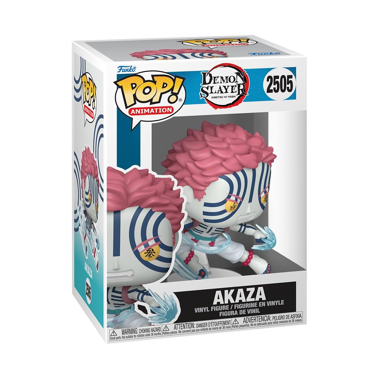 Funko Demon Slayer Akaza Chibi Figure - 3.75 Inch Vinyl Collectible