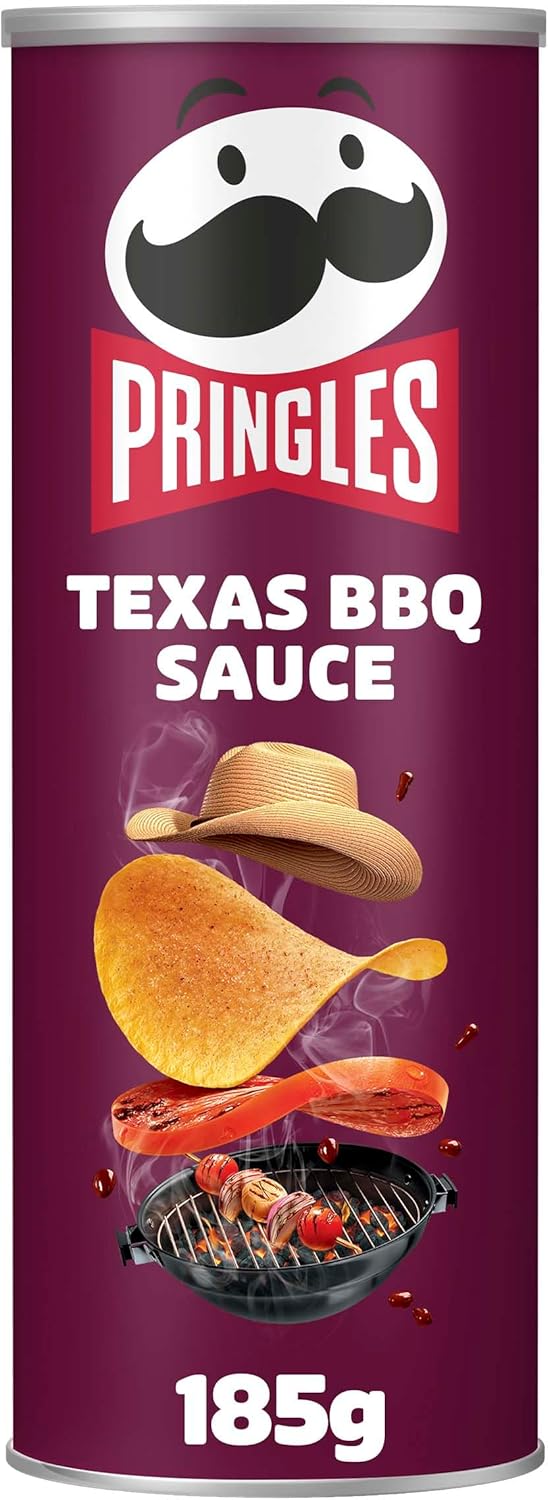 Pringles Texas BBQ Sauce Crisps 185g