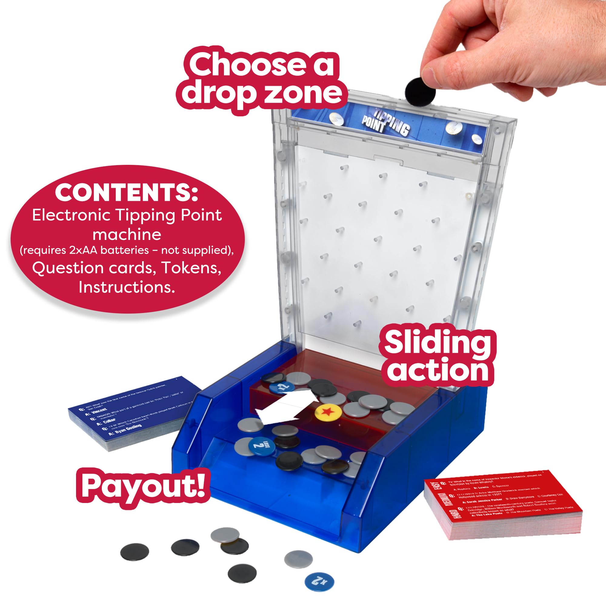 Ideal Tipping Point TV Show Game Electronic Board Game 6