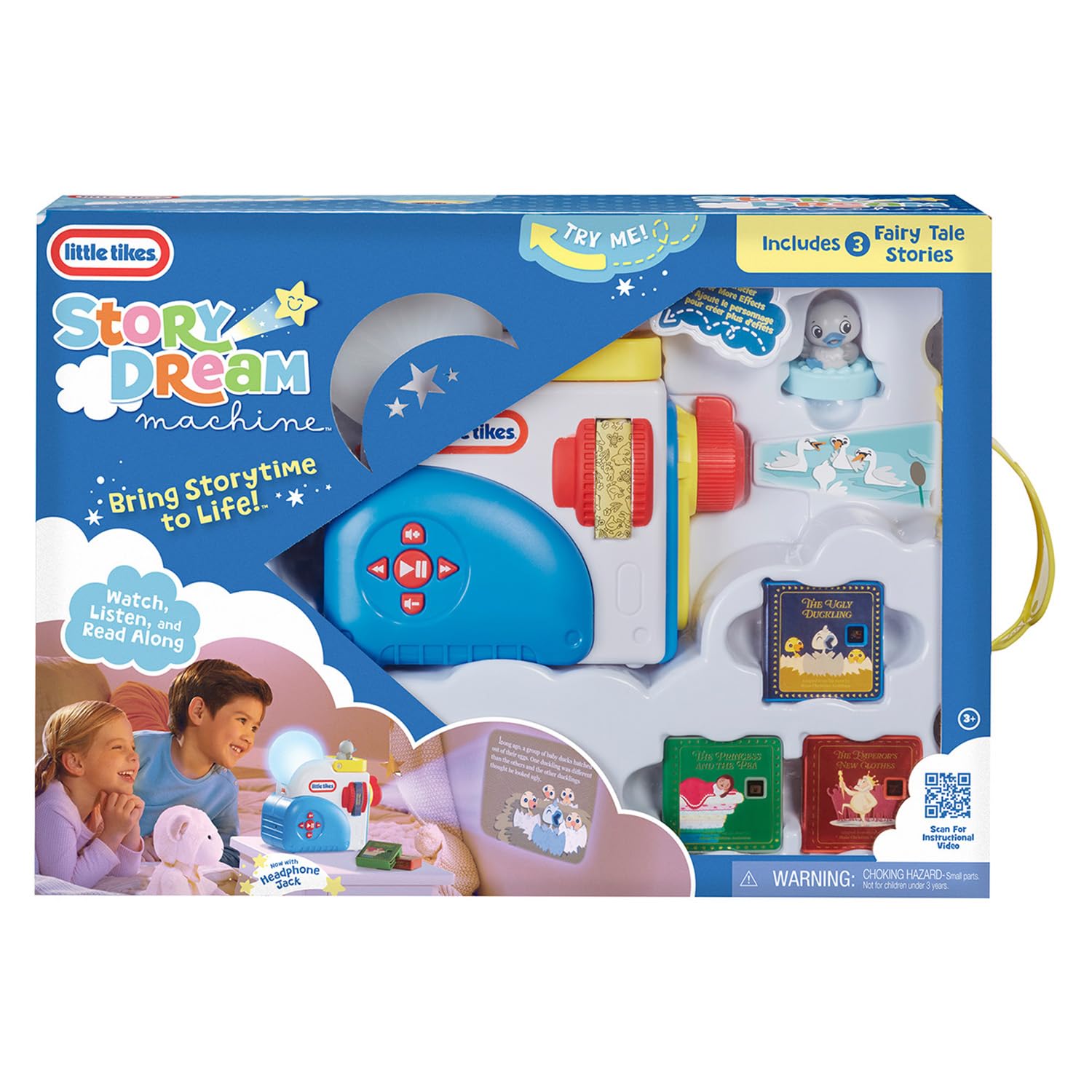 Little Tikes Story Dream Machine Starter Pack – Licht-, Sound- und Audioprojektor mit 3 Märchengeschichten 7