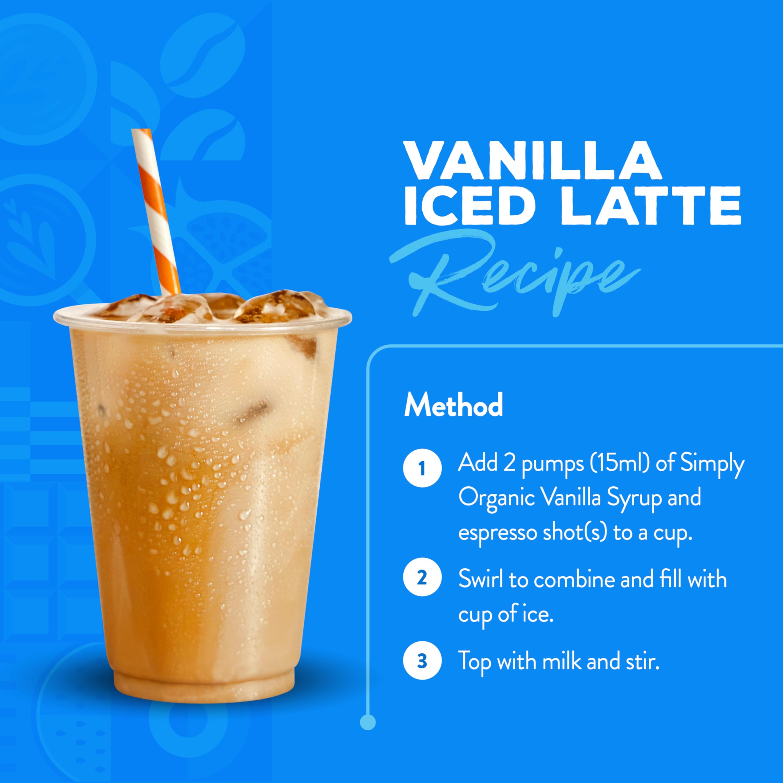 Simply Organic Vanilla Syrup - Vegan & Nut Free Natural Flavoured Syrup for Beverages & Baking 3