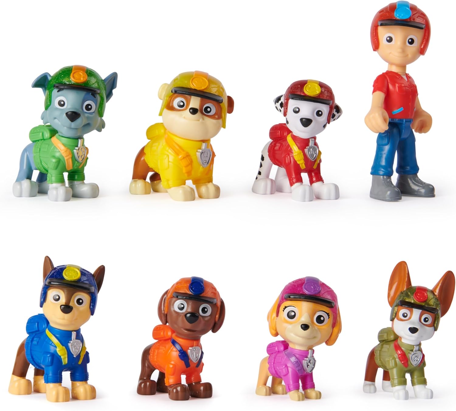 PAW Patrol: Jungle Pups Action Figures Gift Pack - 8 Collectible Figures for Kids 3+
