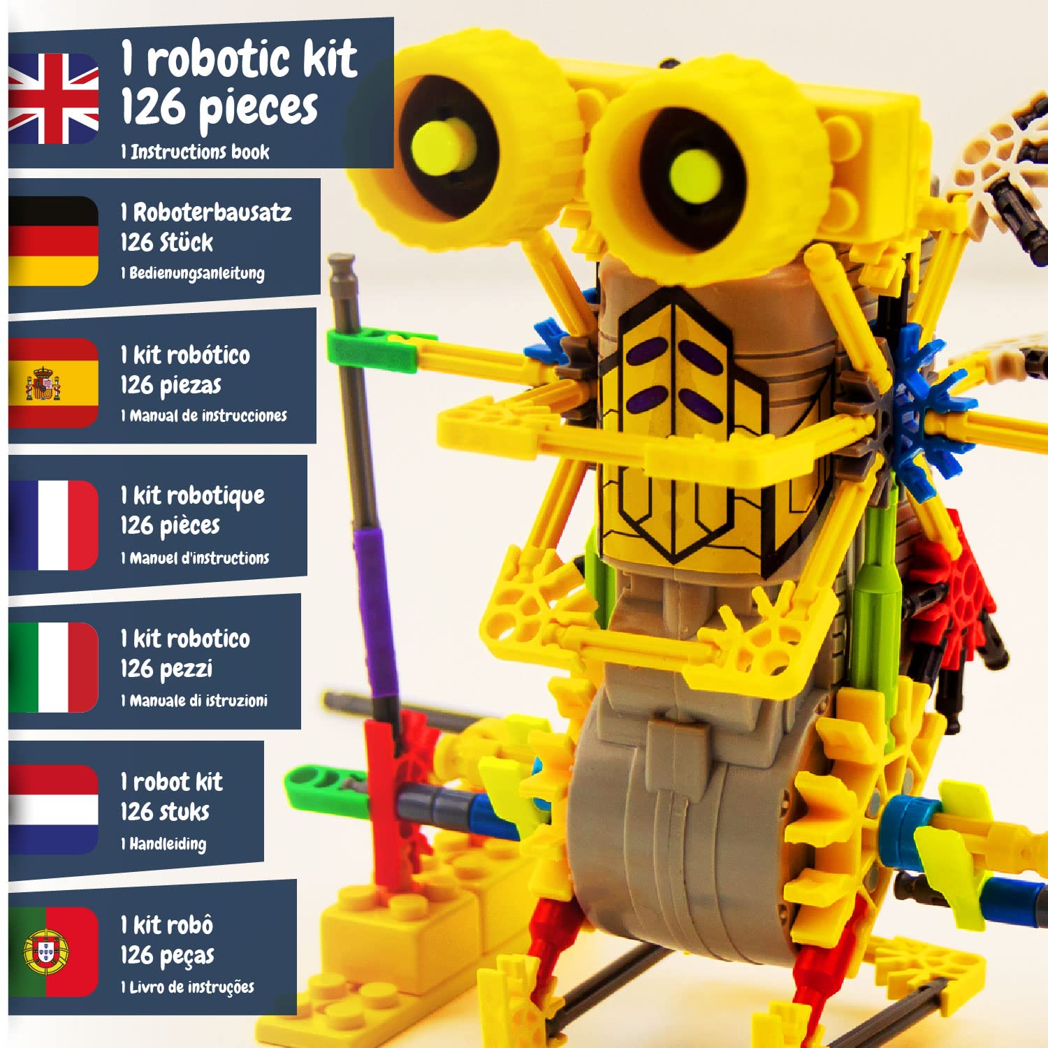 Science4you Betabot Robot Building Kit - 126-Piece STEM Construction Set for Kids 8-14 11