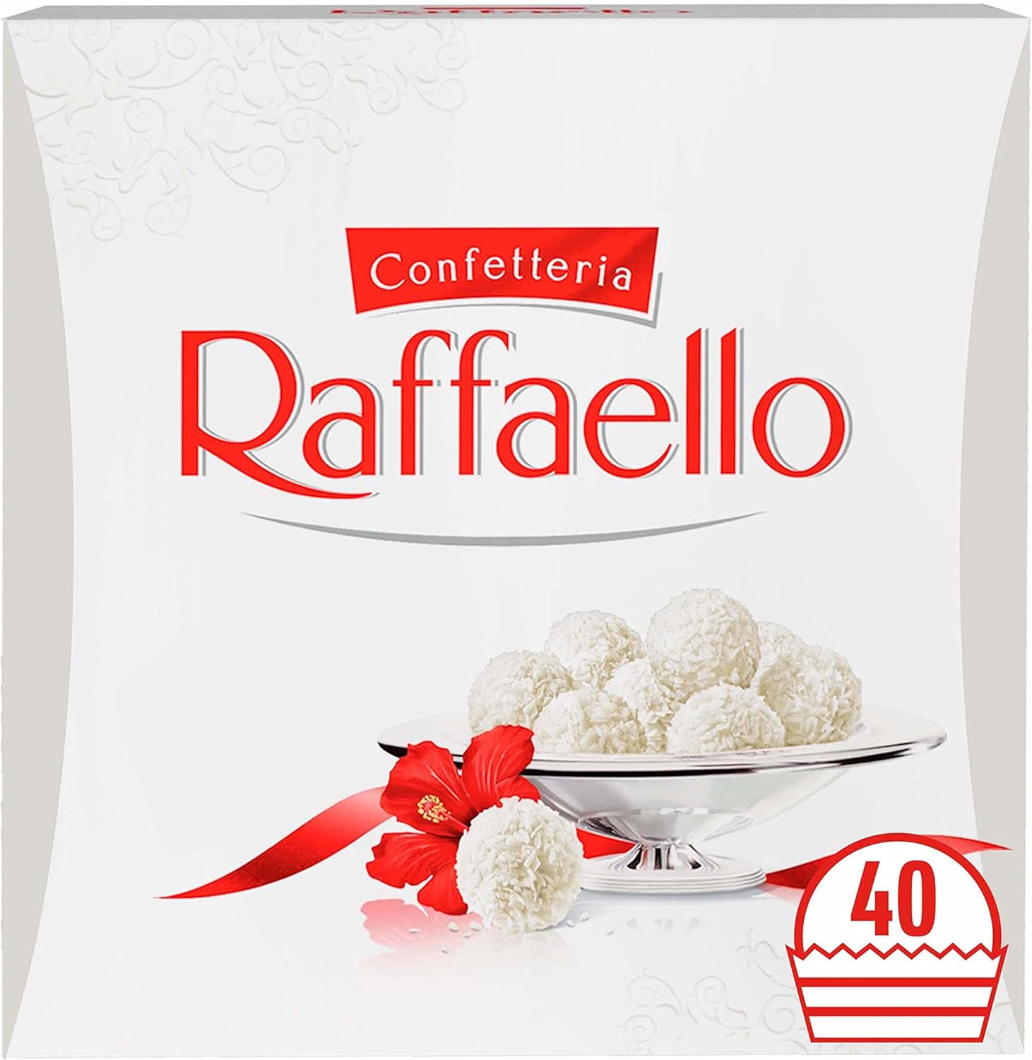 Ferrero Raffaello Pralines, White Chocolate Coconut Almond Confectionery, 400g