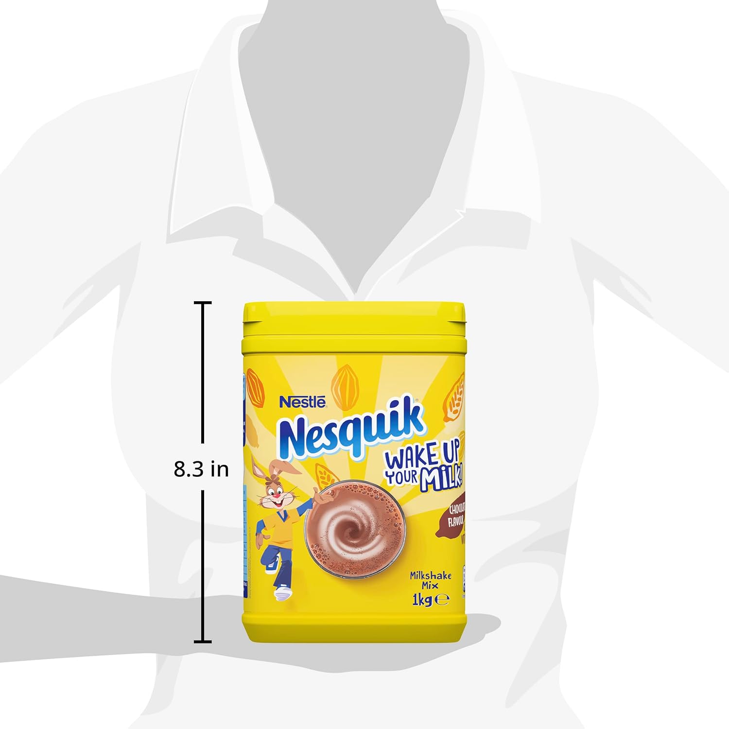 Nesquik - Chocolate Flavoured Milkshake Powder 1kg Tub 4