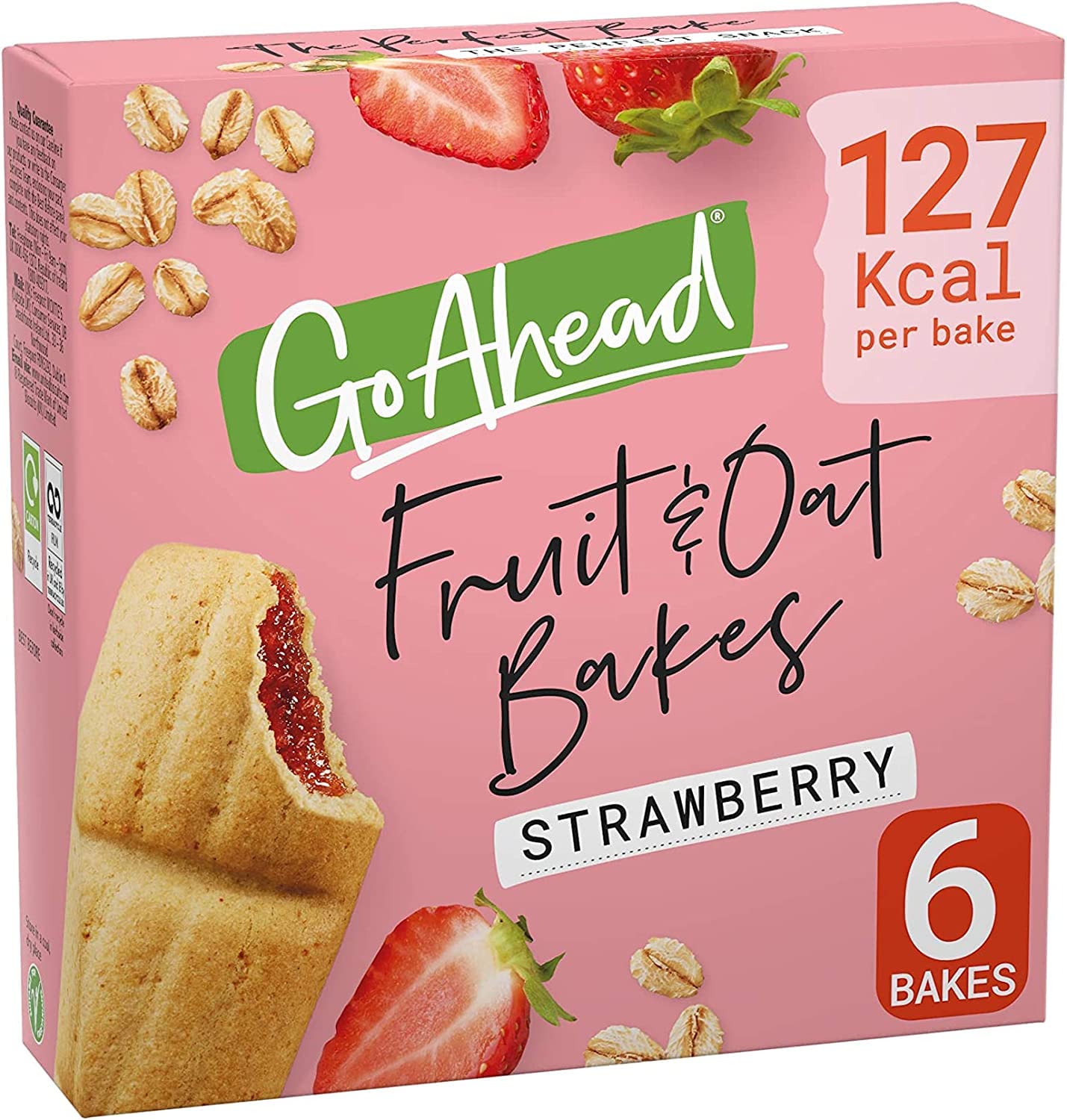 Go Ahead Fruit & Oat Bakes Strawberry Flavour – Pack of 6 Bars (210g) 3