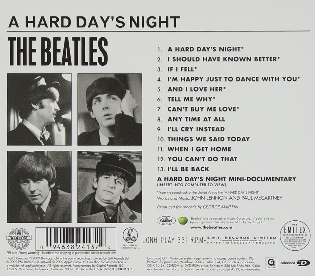 The Beatles - A Hard Day's Night [Audio CD] 2