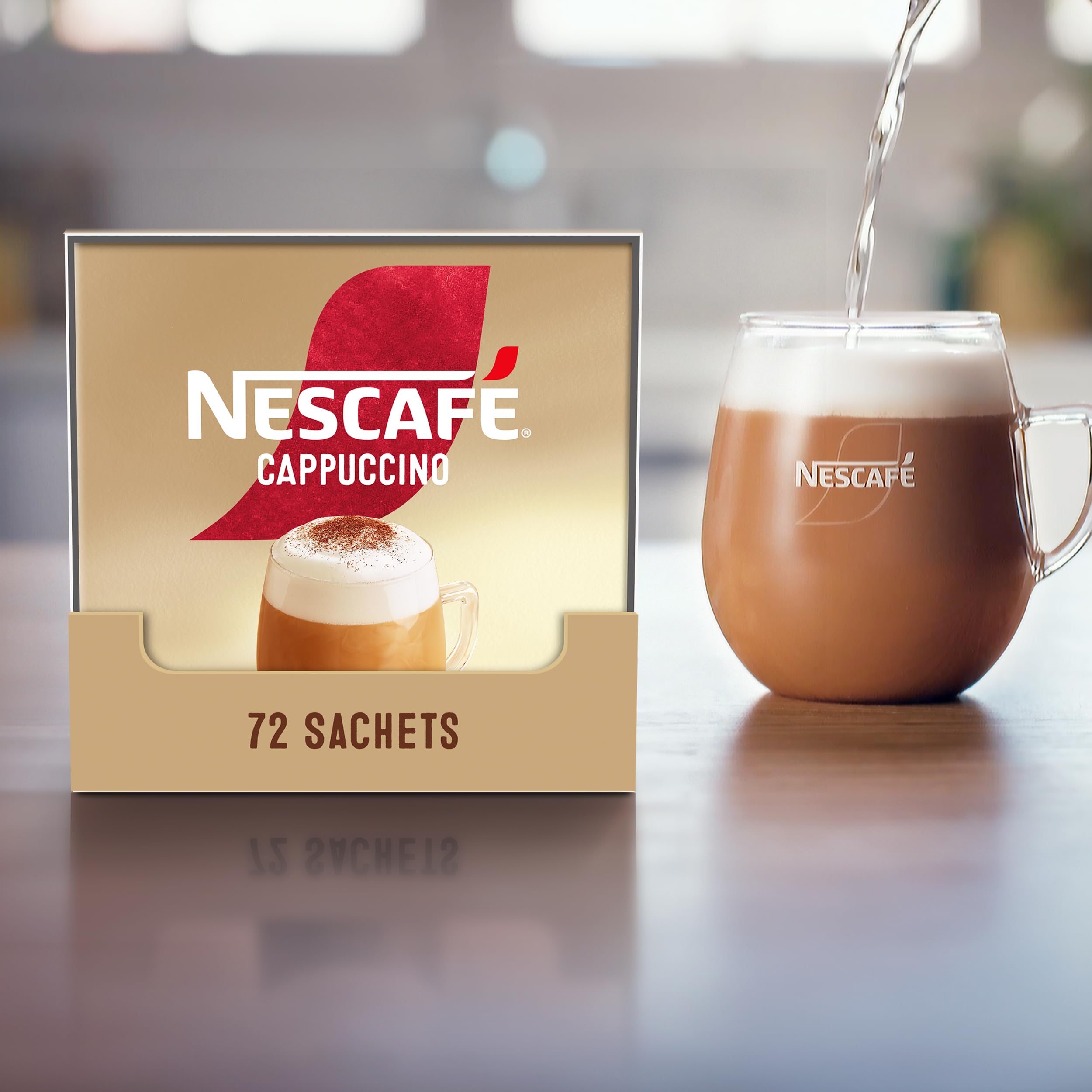 NESCAFÉ Cappuccino Instantkaffee-Beutel – 72 x 15,5 g 5