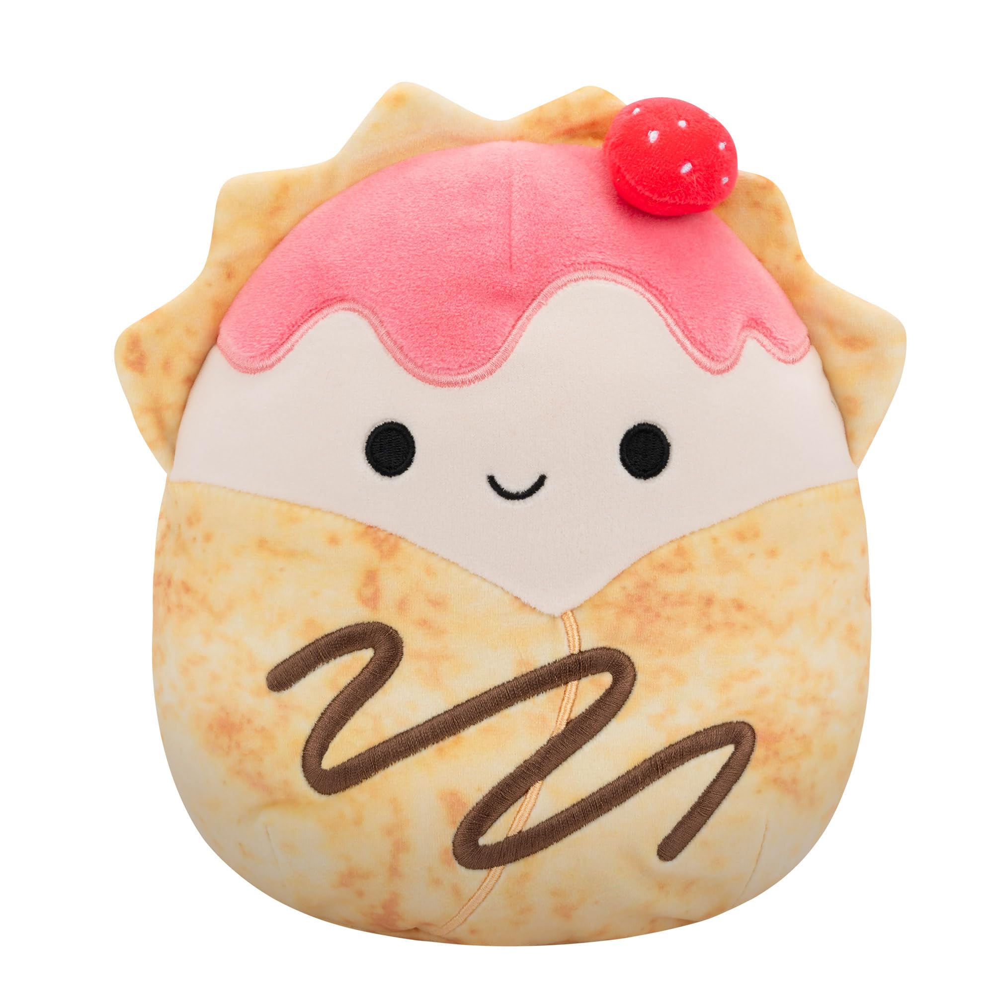 Squishmallows 7.5 Inch Plush - Gasten the Strawberry Crepe