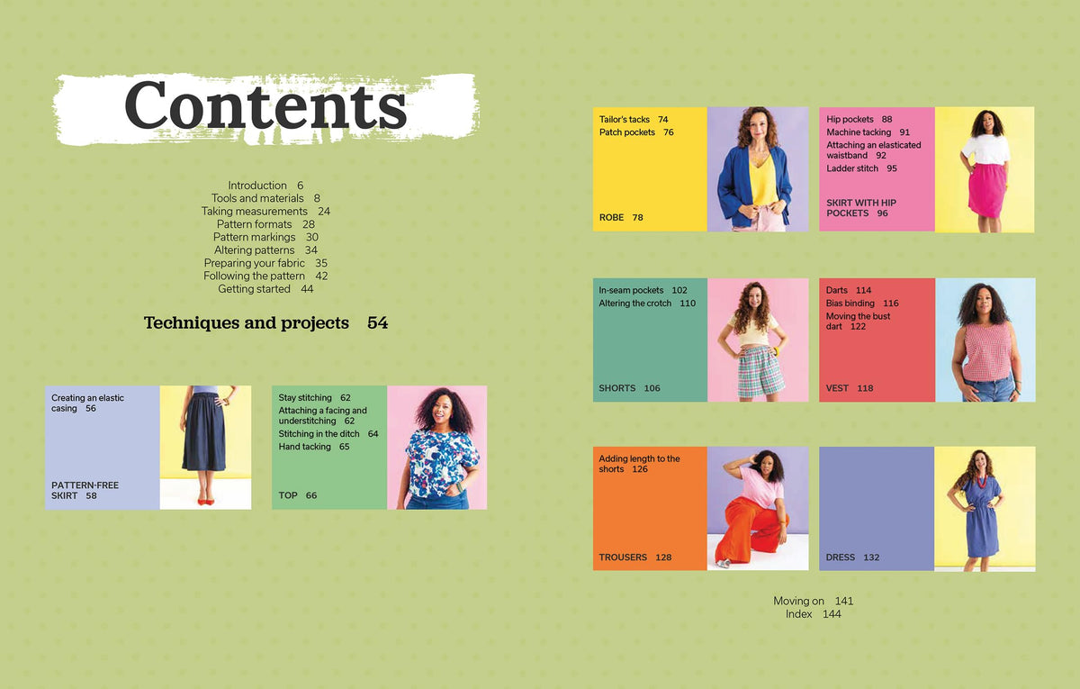 Search Press The Beginner's Guide to Dressmaking - 8 Projects, Paperback