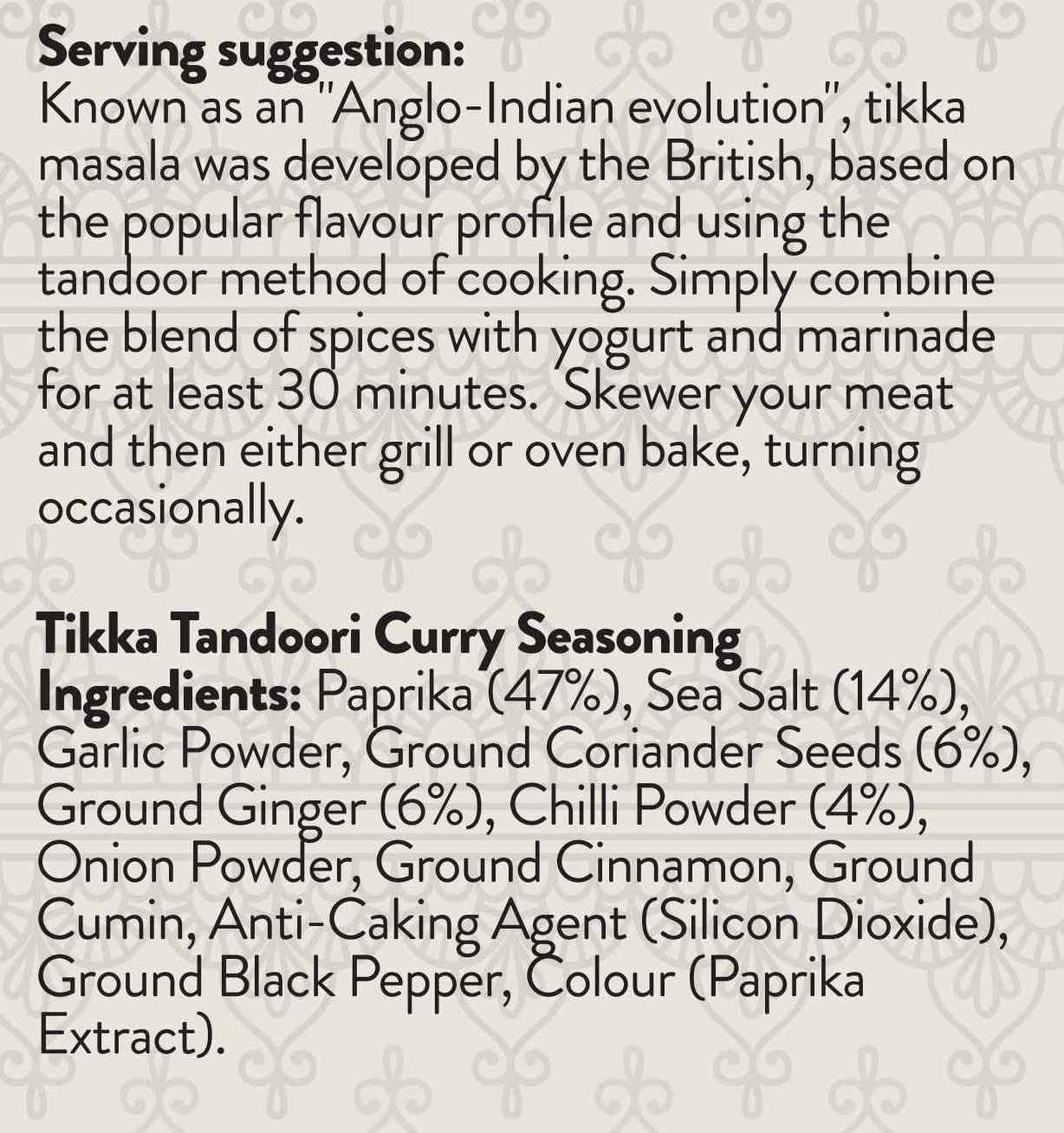 Cape Herb & Spice Curry Originals Tikka Tandoori Curry Seasoning Condiment 3