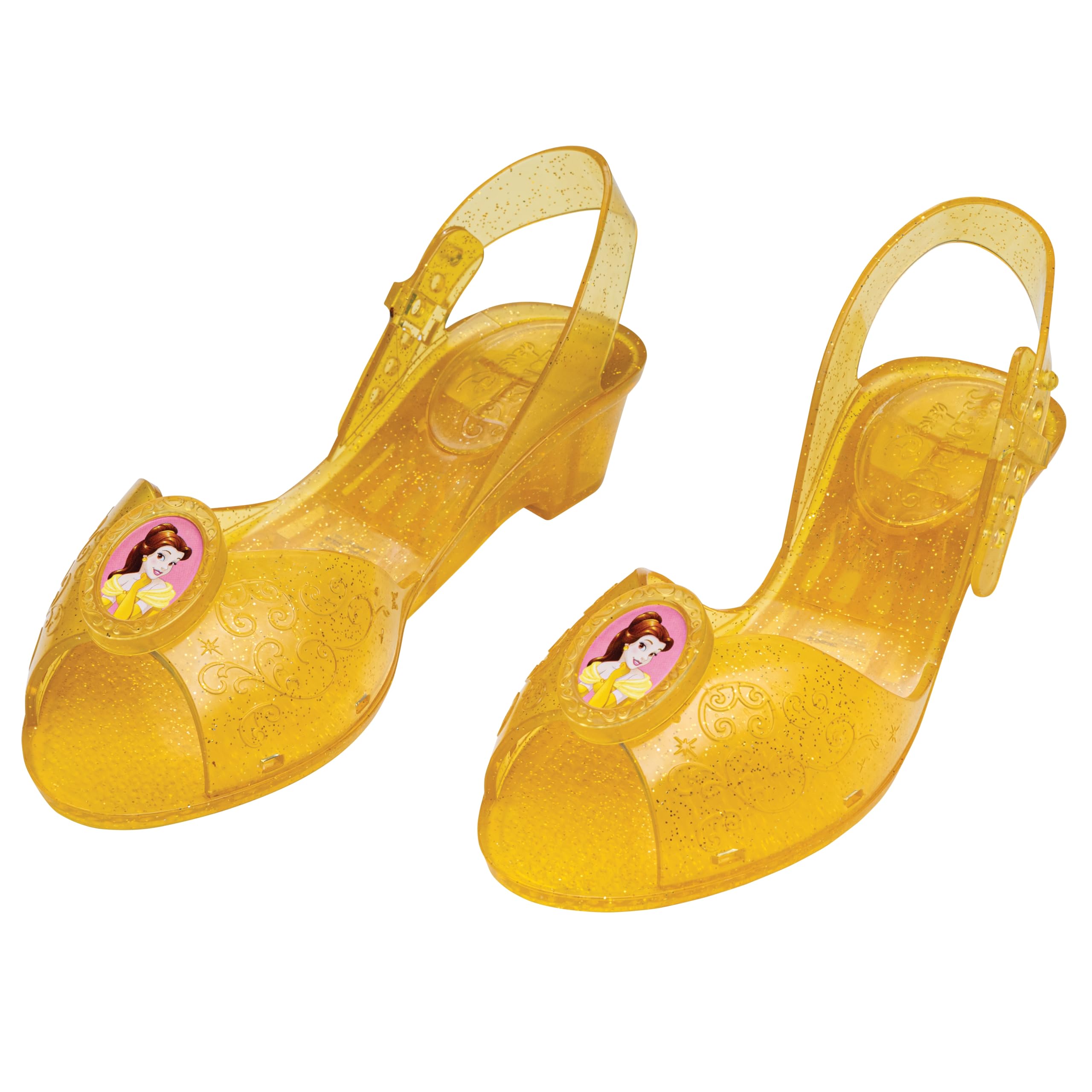 Disguise Belle Jelly Shoes - Disney Princess Costume Footwear for Kids