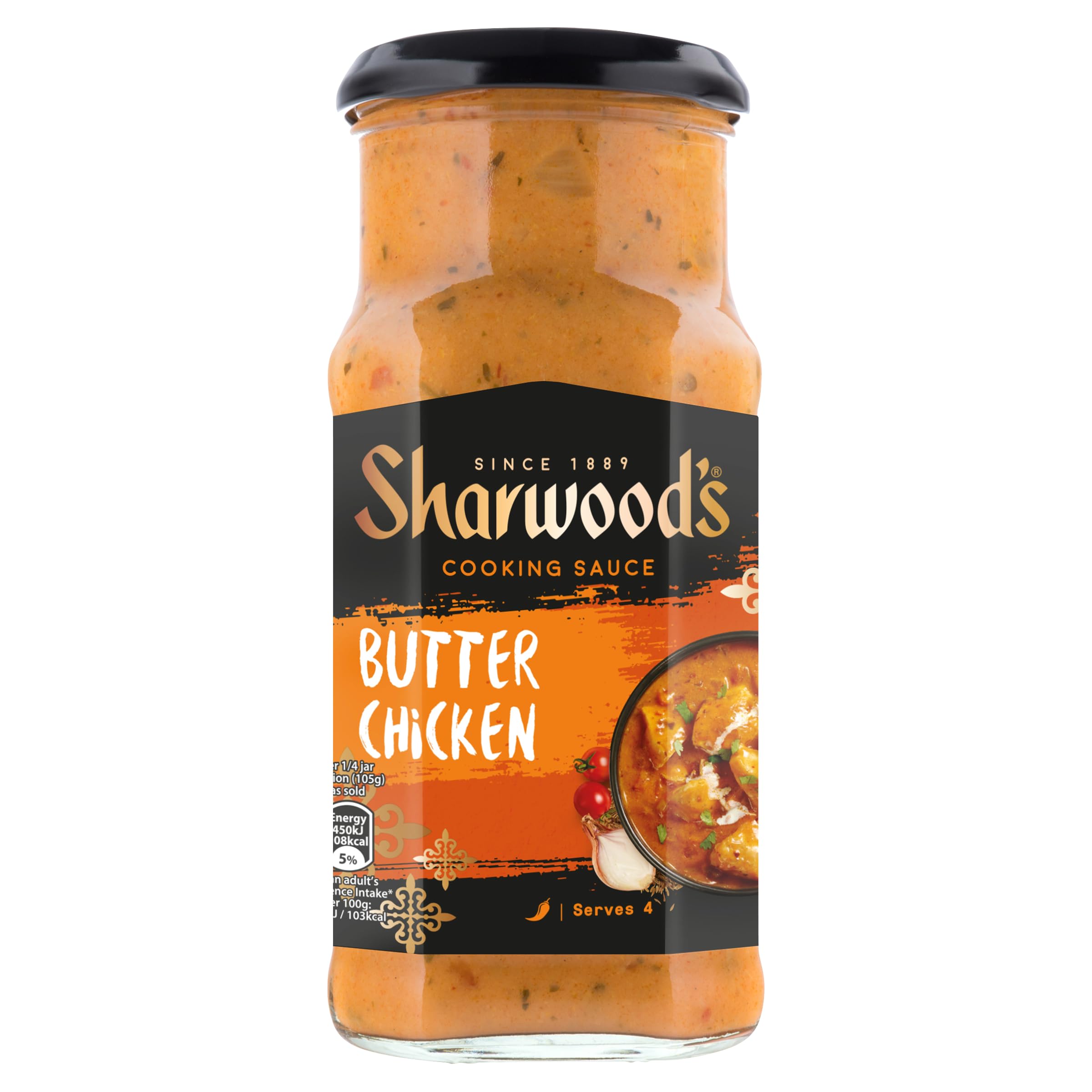Sharwood's Butter Chicken Mild Curry Sauce – Rich & Creamy Tomato-Based Cooking Sauce 3