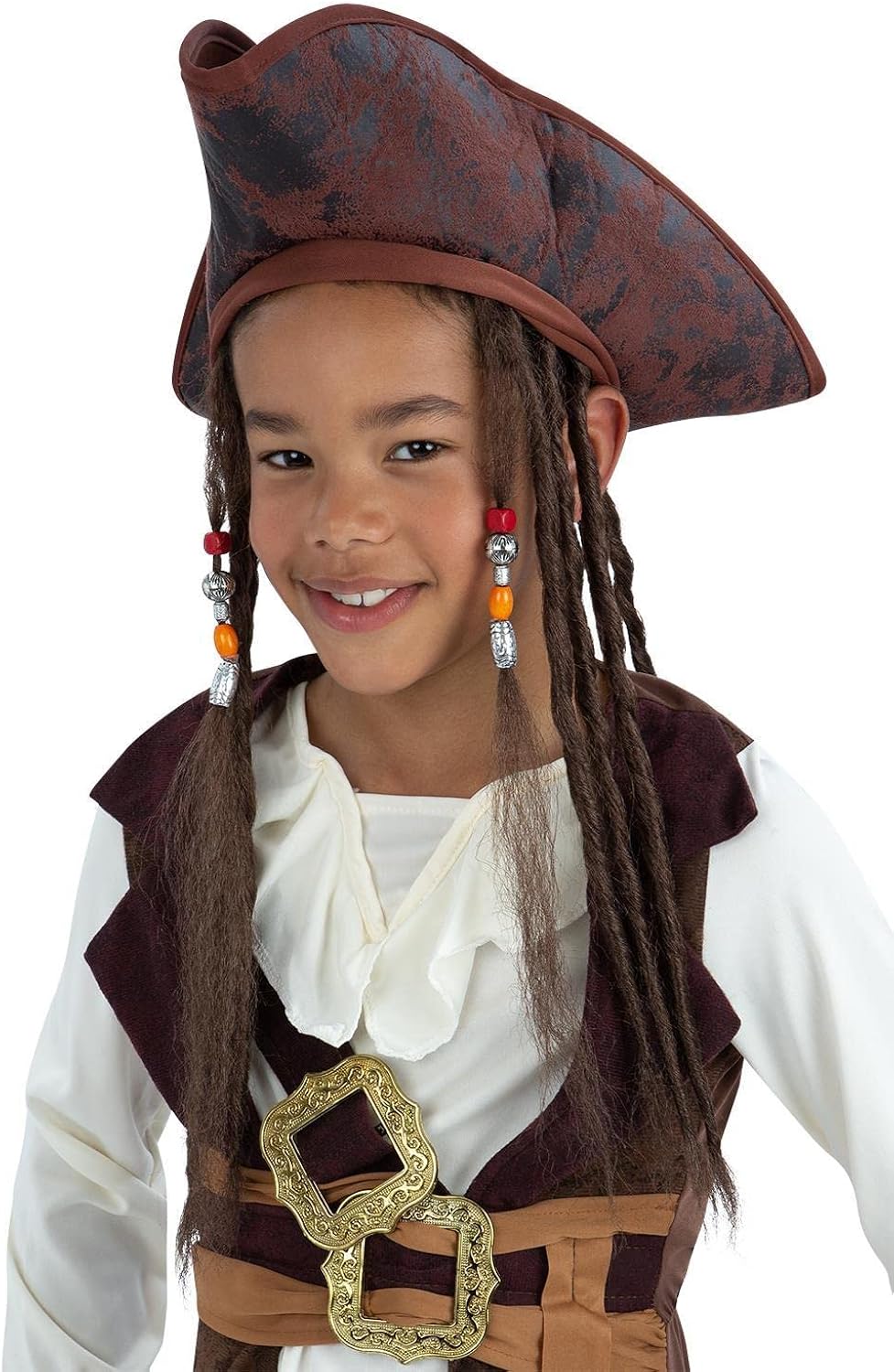 Smiffys Pirate Dreadlocks Hat Costume Accessory (53114)