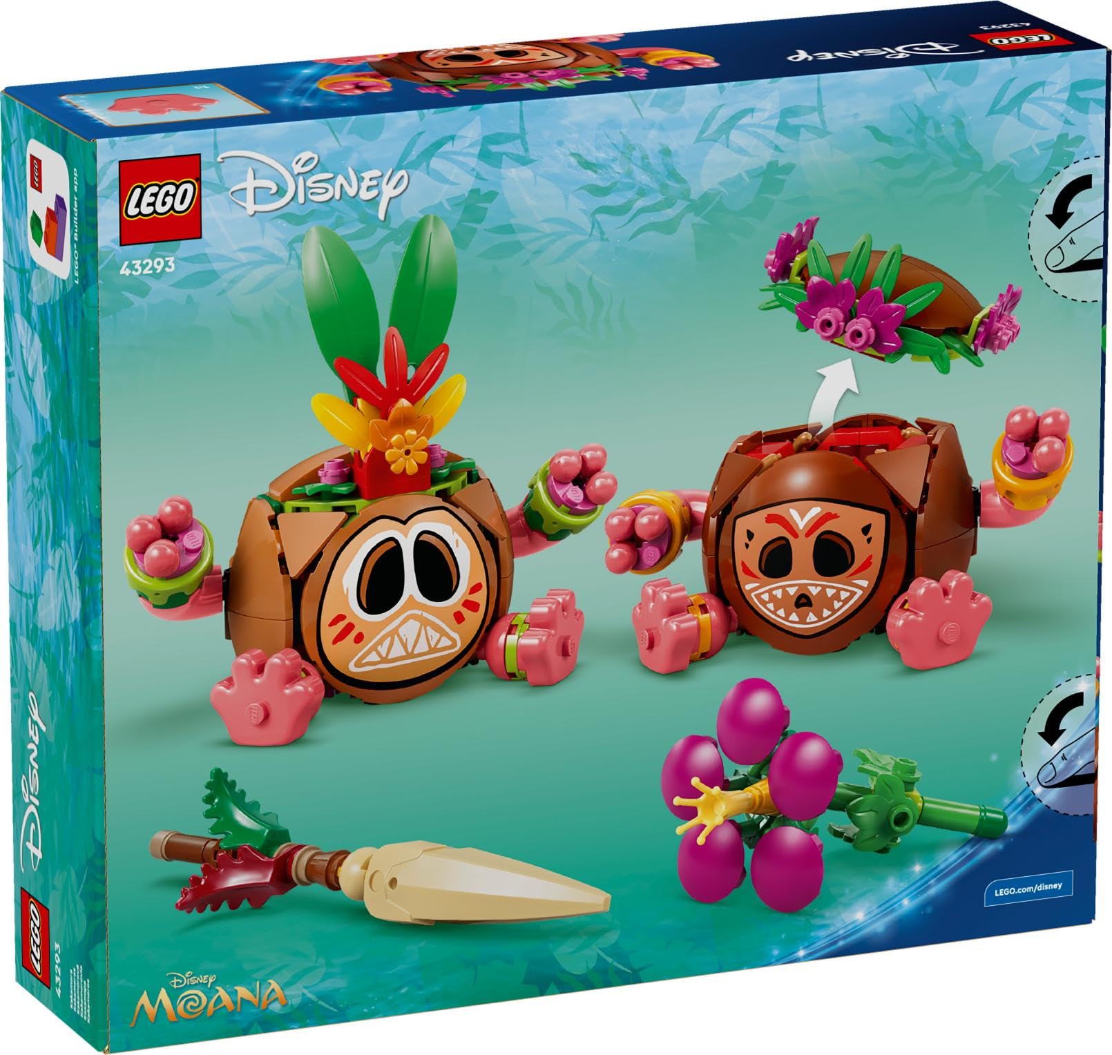 LEGO Disney Moana Kakamora Building Set 43293 | Ages 9+ | Includes 2 Figures & Accessories 9