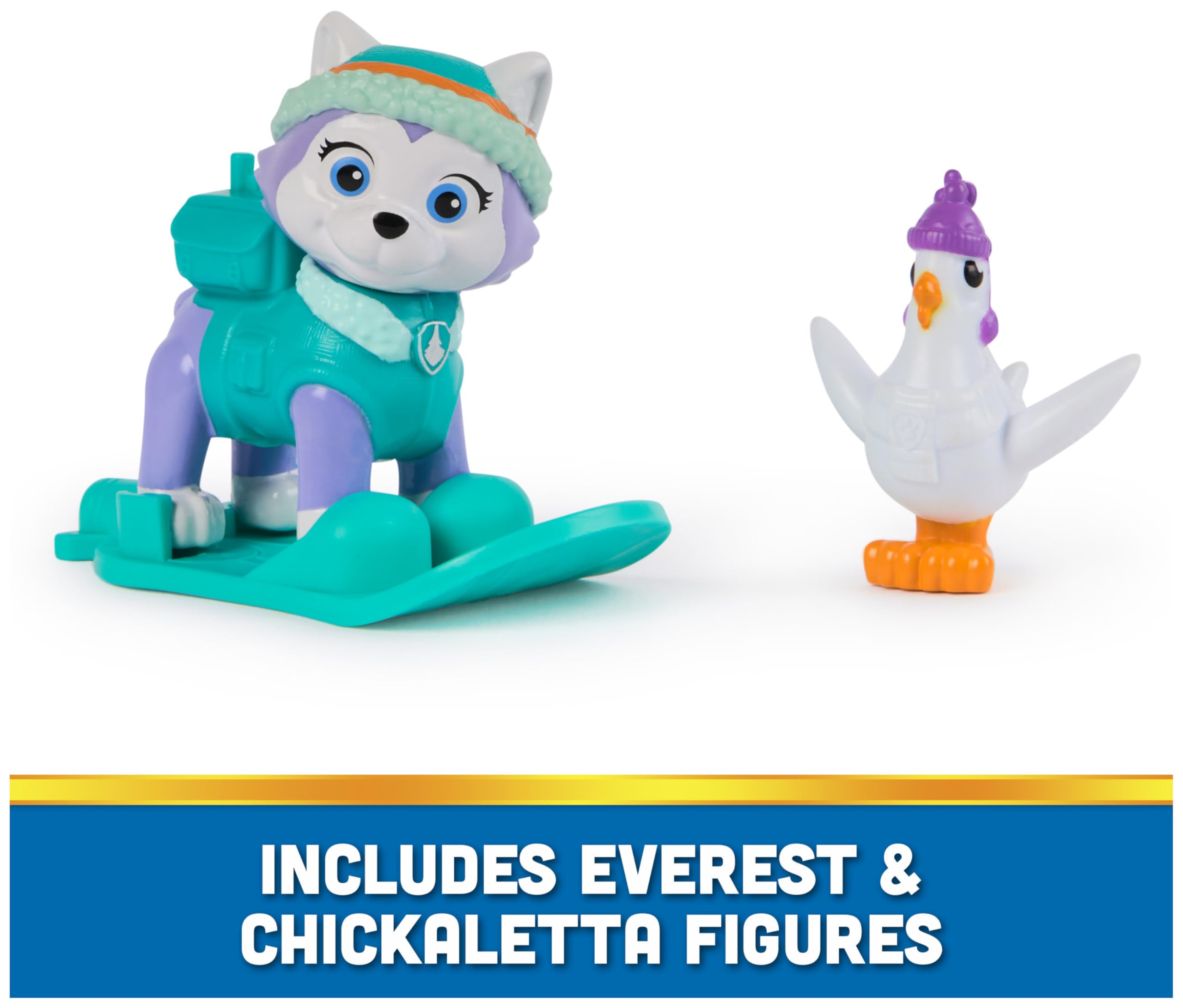 Paw Patrol Everest Deluxe Snowmobile with Projectile Launcher - Ages 3-9 12