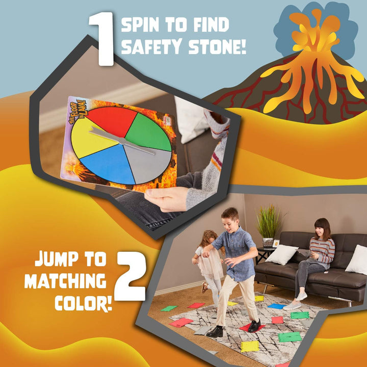 Goliath Games Floor is Lava! Interactive Board Game for Kids and Adults