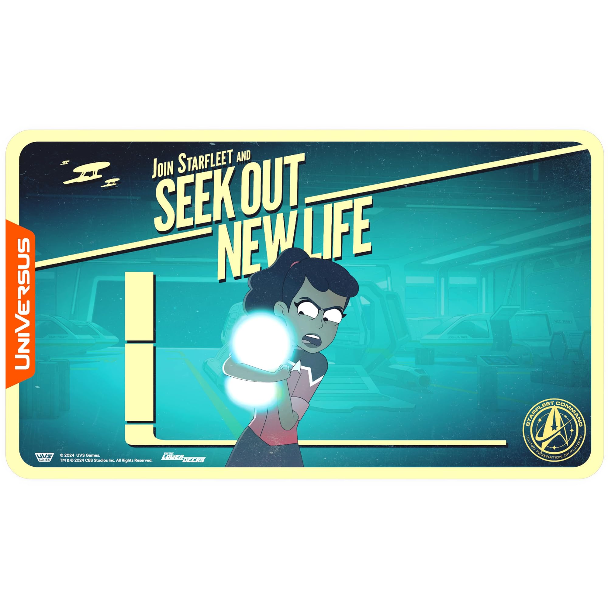 UniVersus Star Trek: Lower Decks Beckett Mariner Playmat - 24 x 14 Inches Neoprene