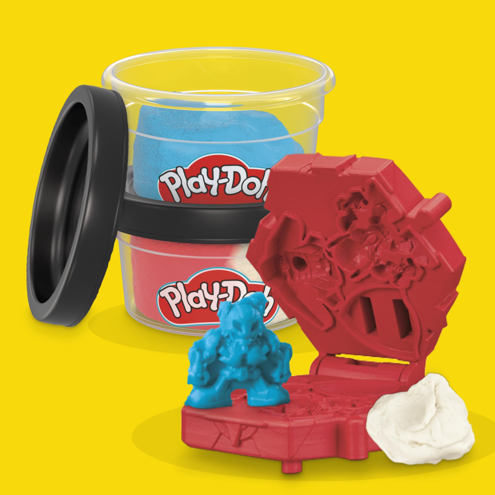 Play-Doh Marvel Captain America Stamping Shield Action Figure Playset | Ages 4+ 9