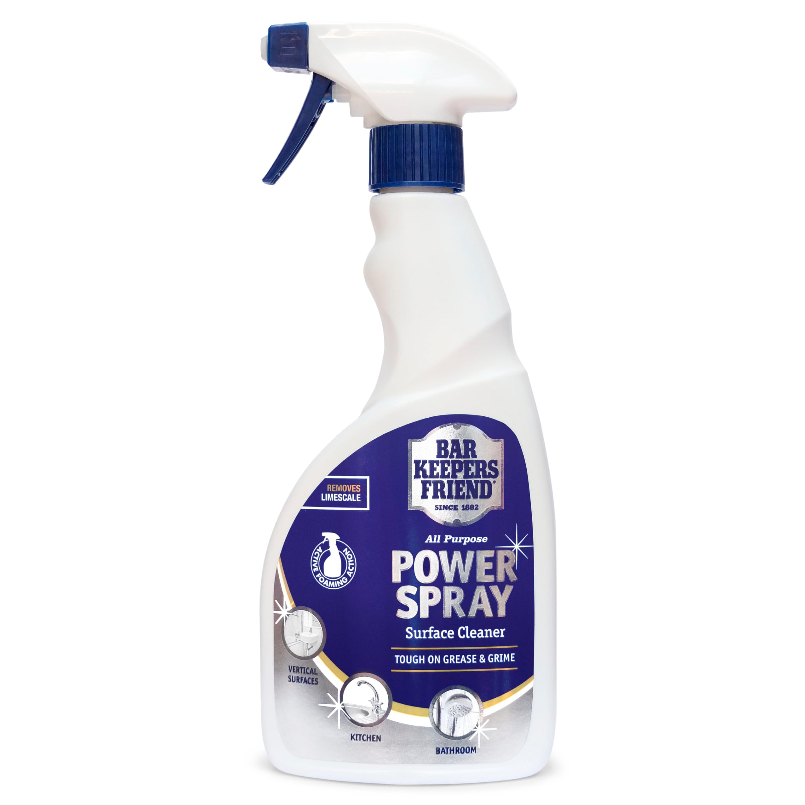 Bar Keepers Friend Power Spray Kitchen Cleaner - 500ml | Hospital Grade | Fresh Scent