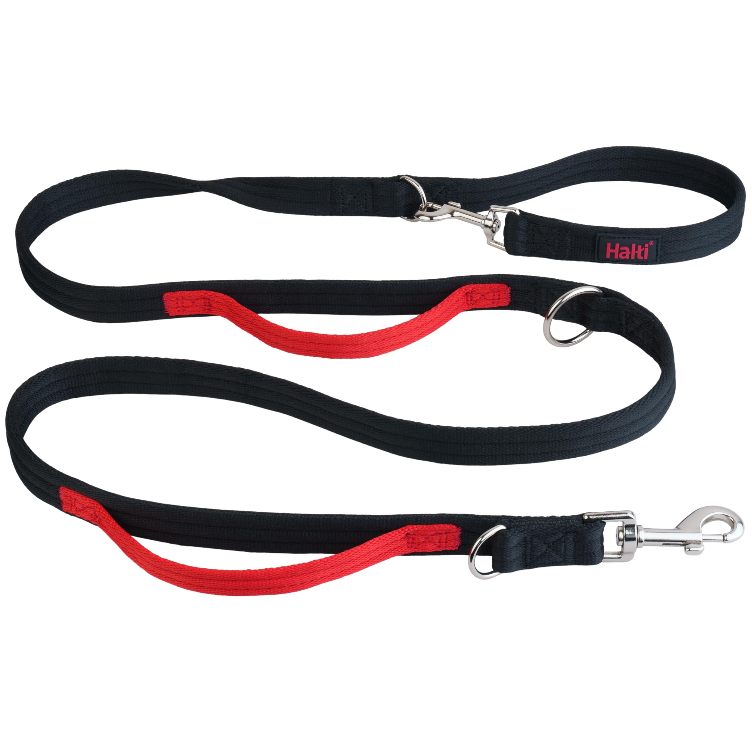 Halti Control Lead - Multi-Functional Double Ended Lead for Dogs | Black | Large